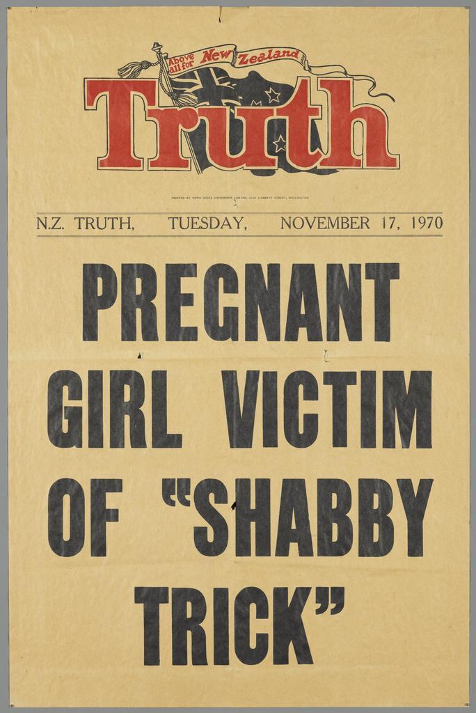 "Pregnant girl victim of "shabby trick" "