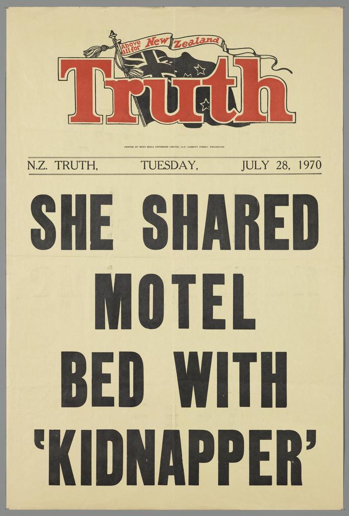 "She shared motel bed with 'kidnapper' "