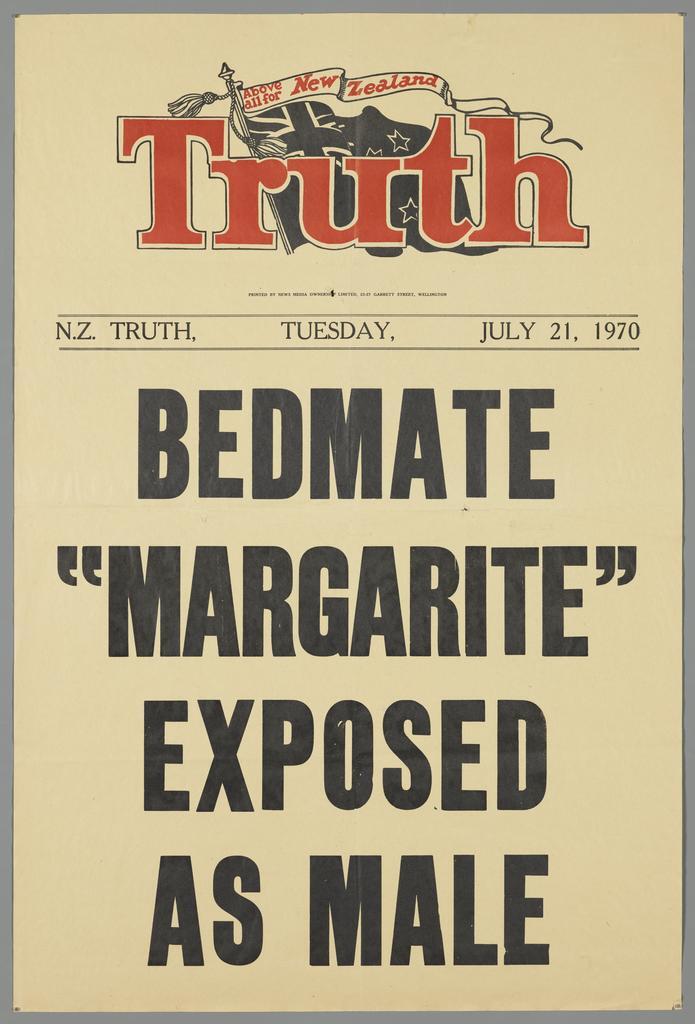 "Bedmate "Margarite" exposed as male"