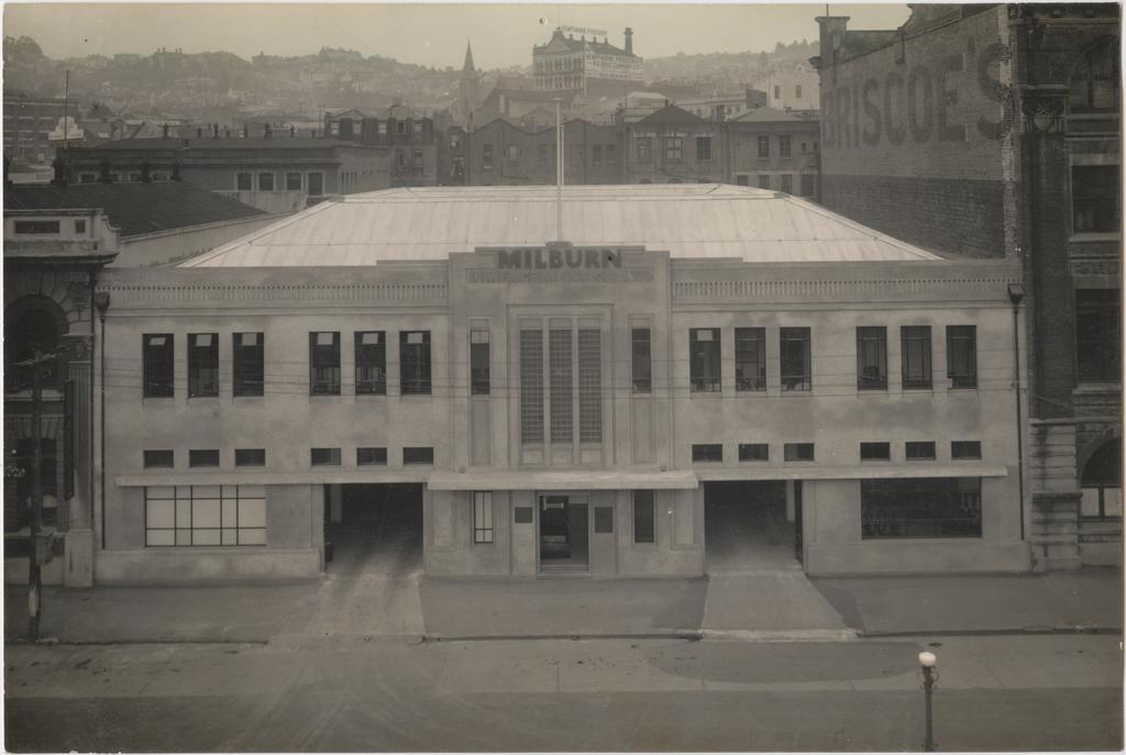 Milburn Lime and Cement Company office building from Crawford Street, Dunedin