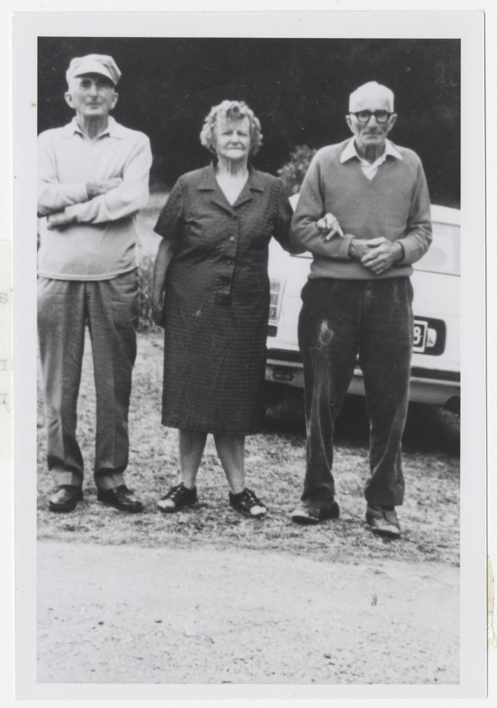 Phil George, Watty George and Watty's wife