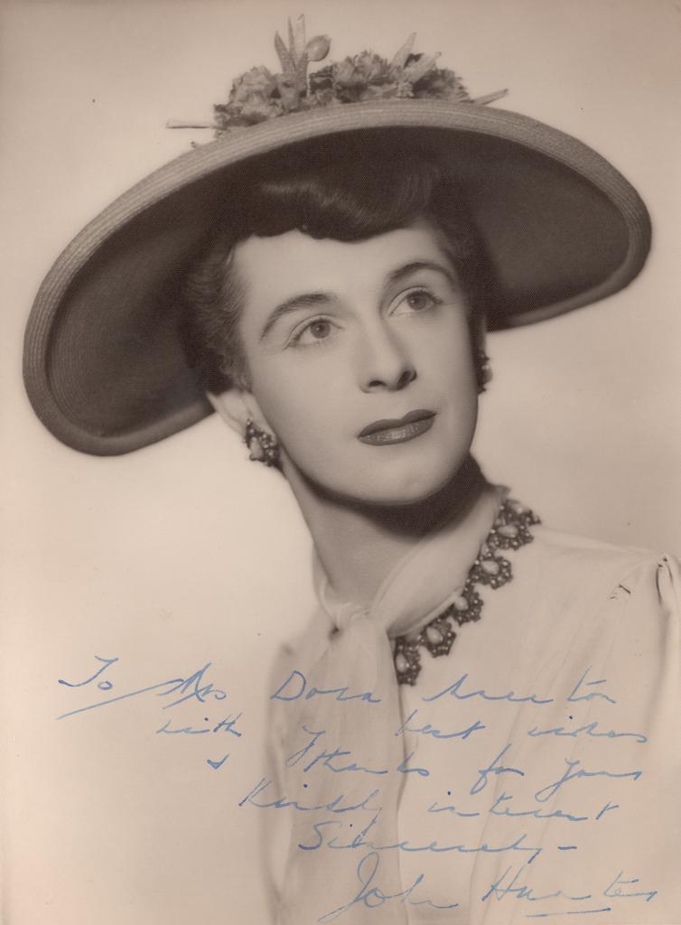 John Hunter in drag