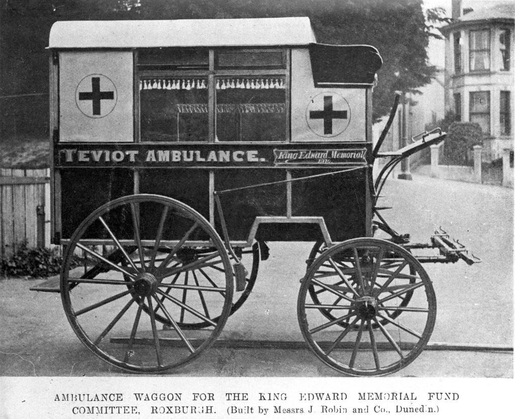 Ambulance waggon for the King Edward Memorial Fund Committee, Roxburgh