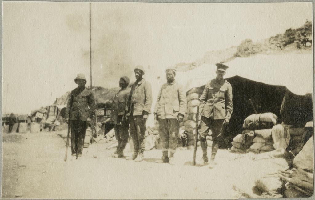 Group of soldiers at camp