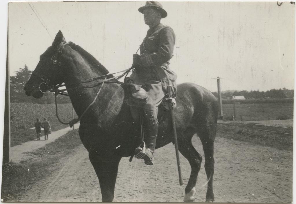 Officer on horseback