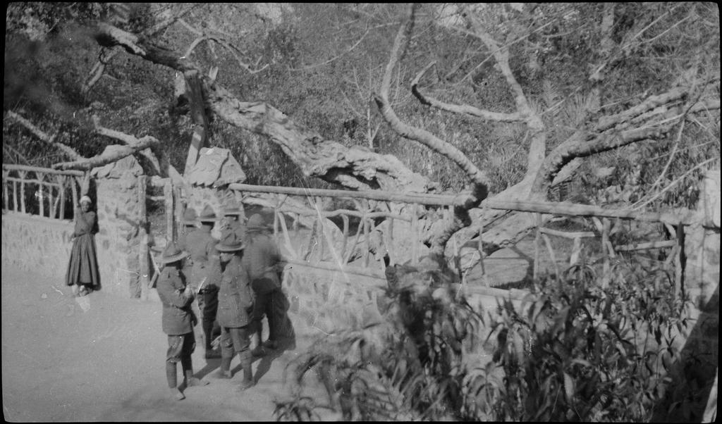 Soldiers, possibly at gardens