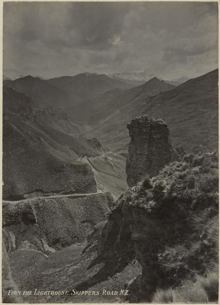 'From the Lighthouse, Skippers Road, N.Z.'