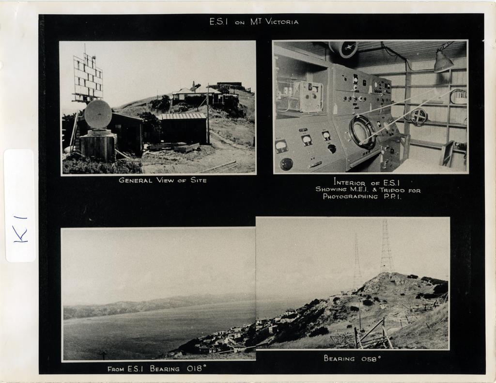 'K1', 'E.S.I. on Mt Victoria' [Wellington]