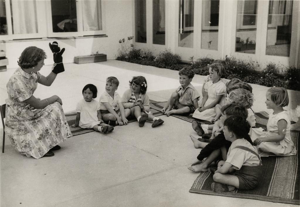 'Story time' at the Helen Deem Centre for Pre-School Education