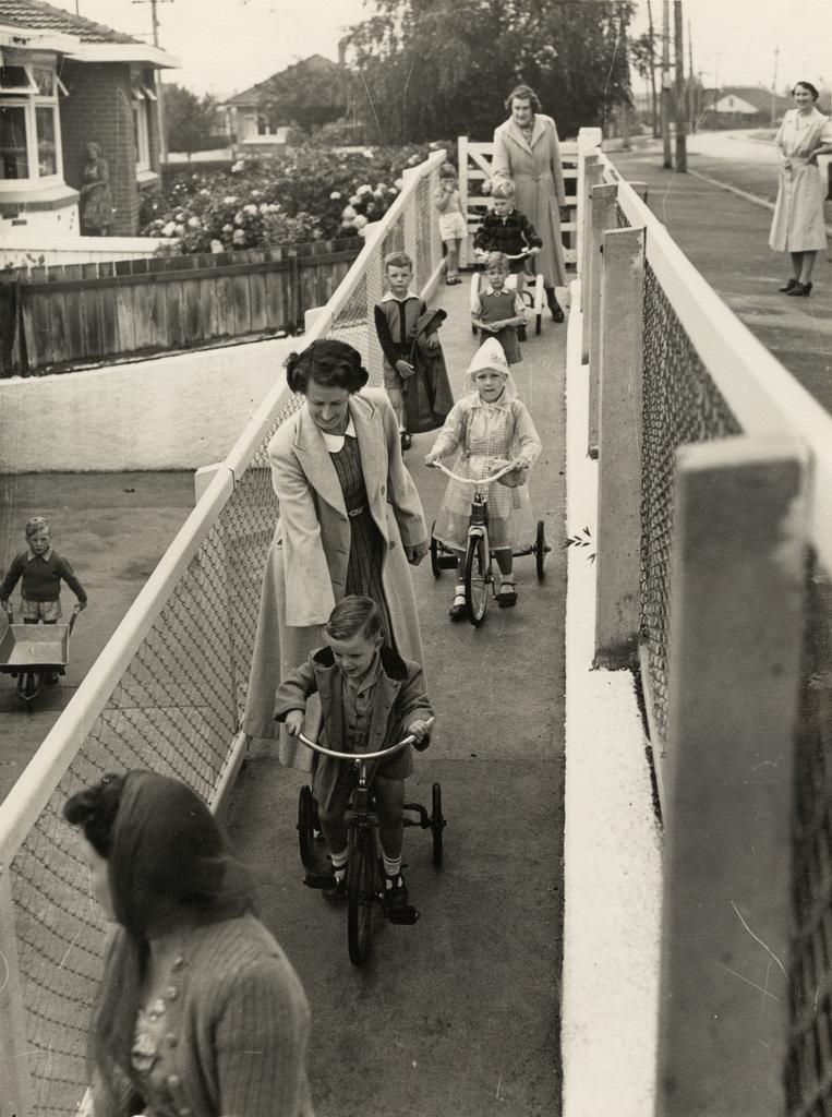 'Arriving at pre-school centre'