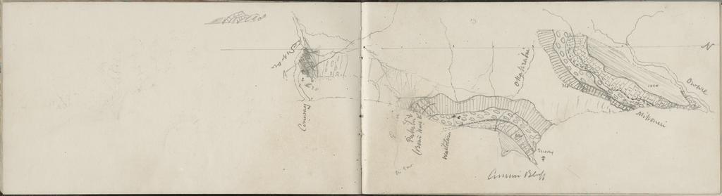 Sketch of Amuri Bluff