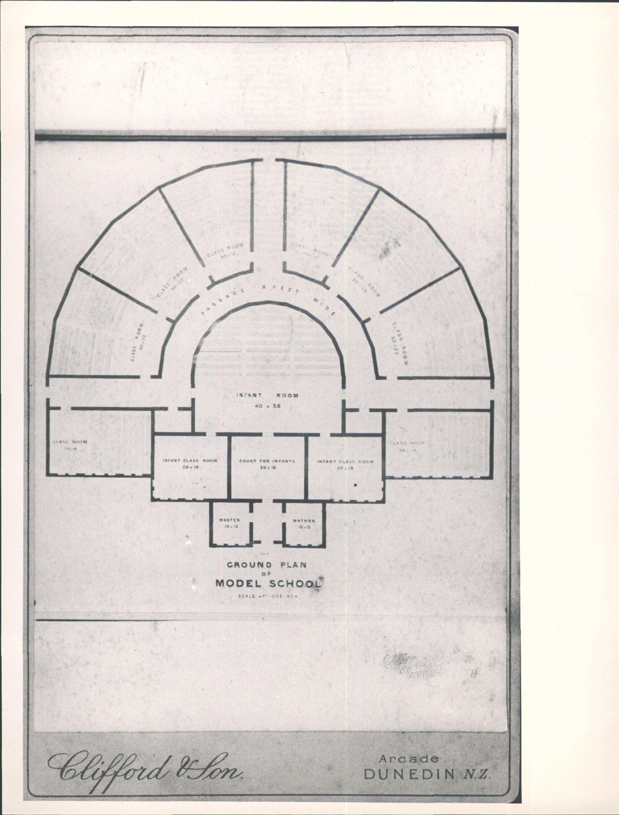 Ground Plan of Model School