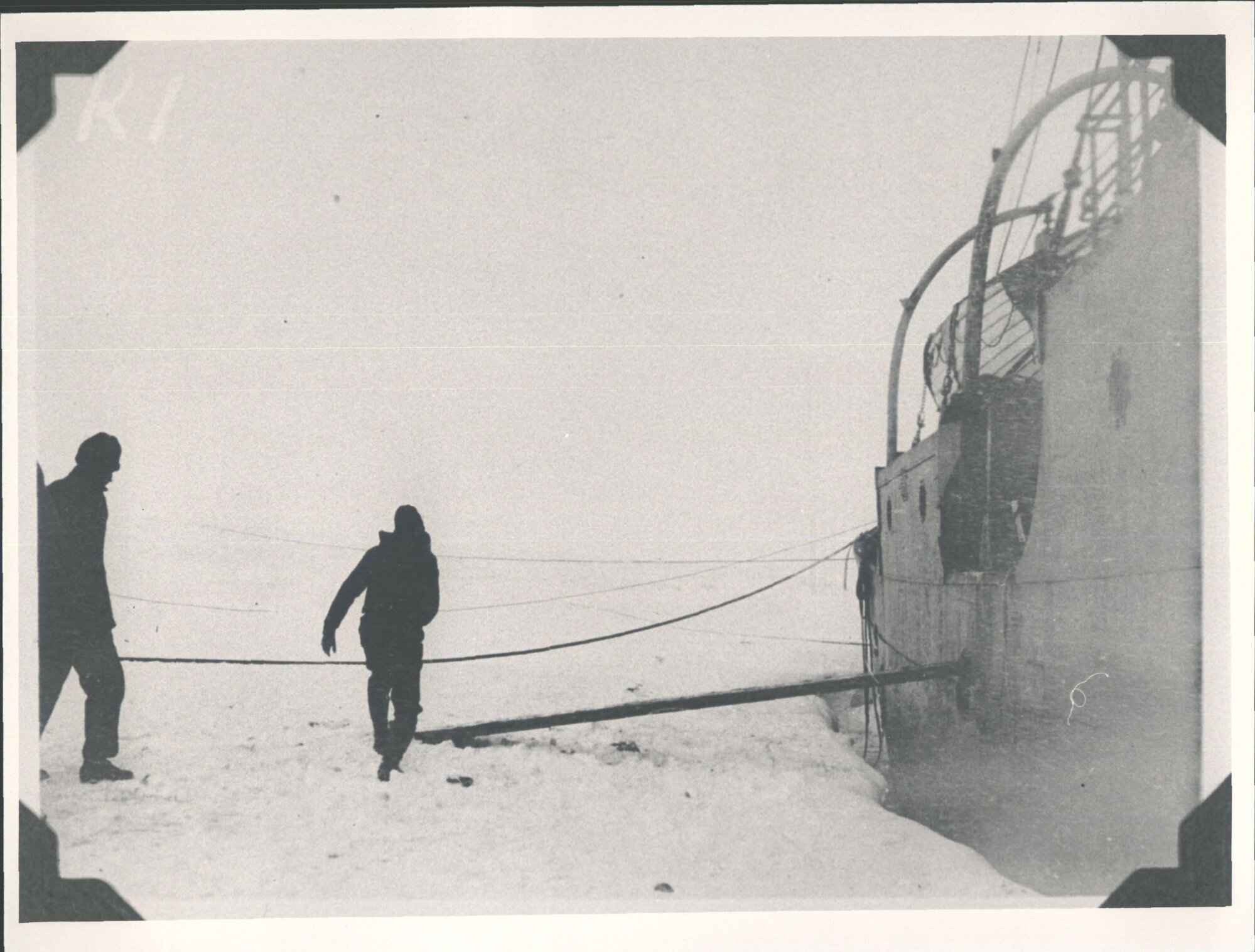 Eleanor Boling in the Bay of Whales