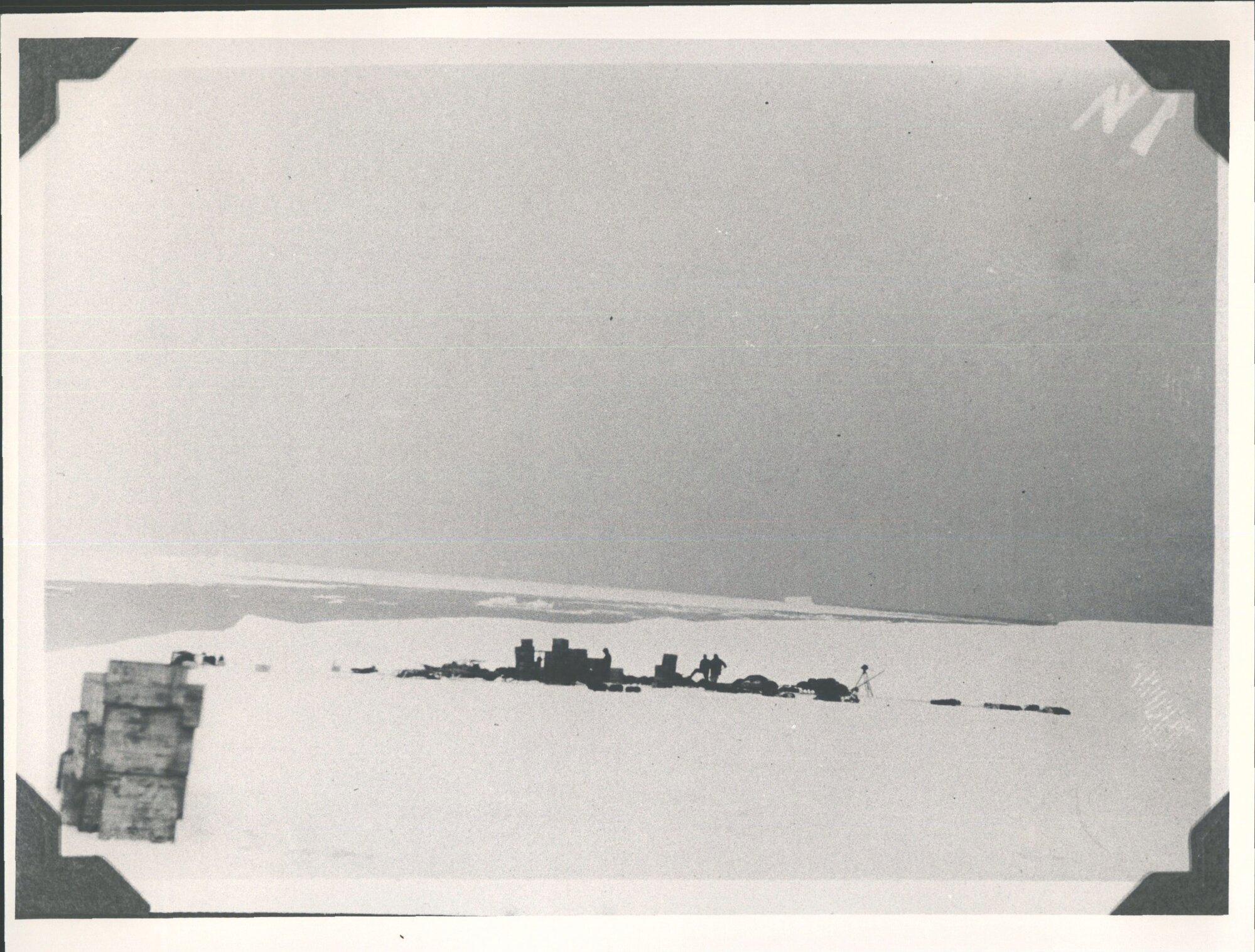 Temporary base at the Bay of Whales