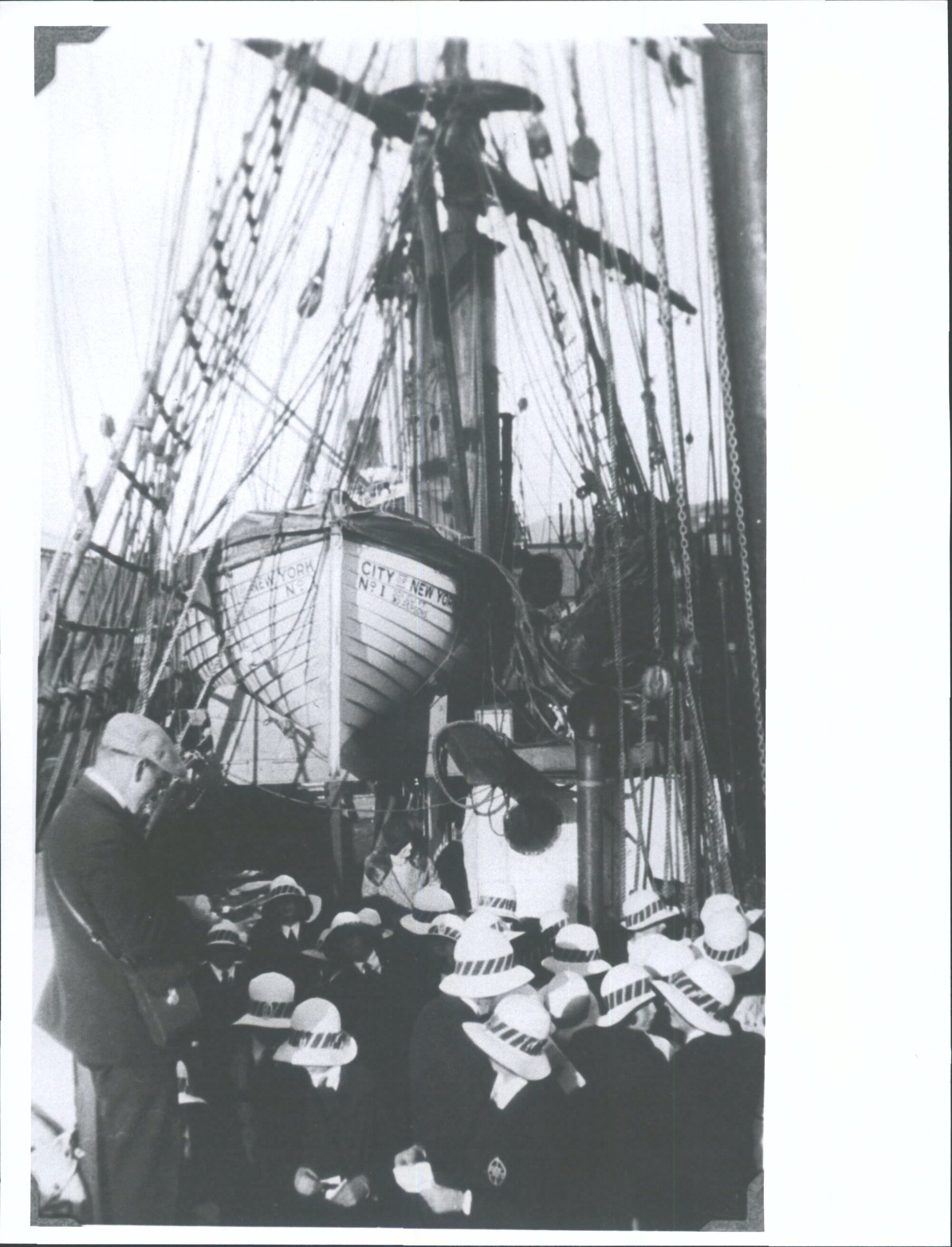 Mr Konter signing autographs for students from St Hilda's