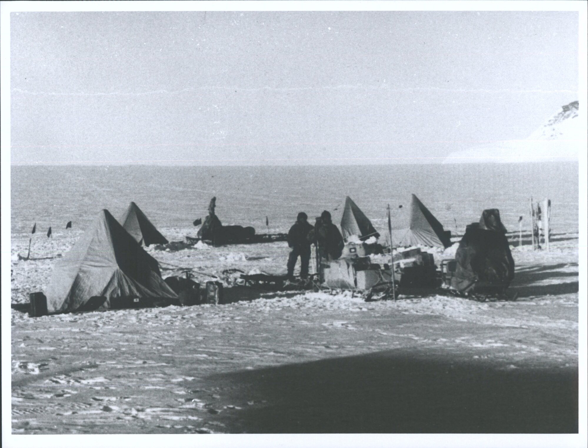 Northern Victoria Land Expedition camp on the leap Year Neve