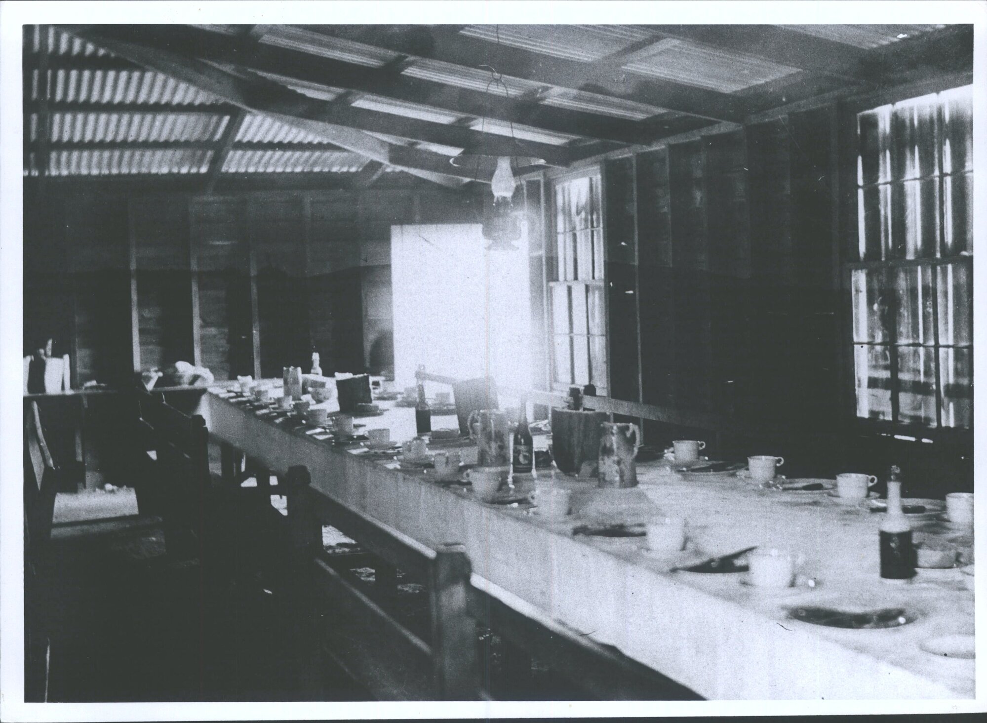 Clutha Mounted Rifles Camp 1899- The Mess Room