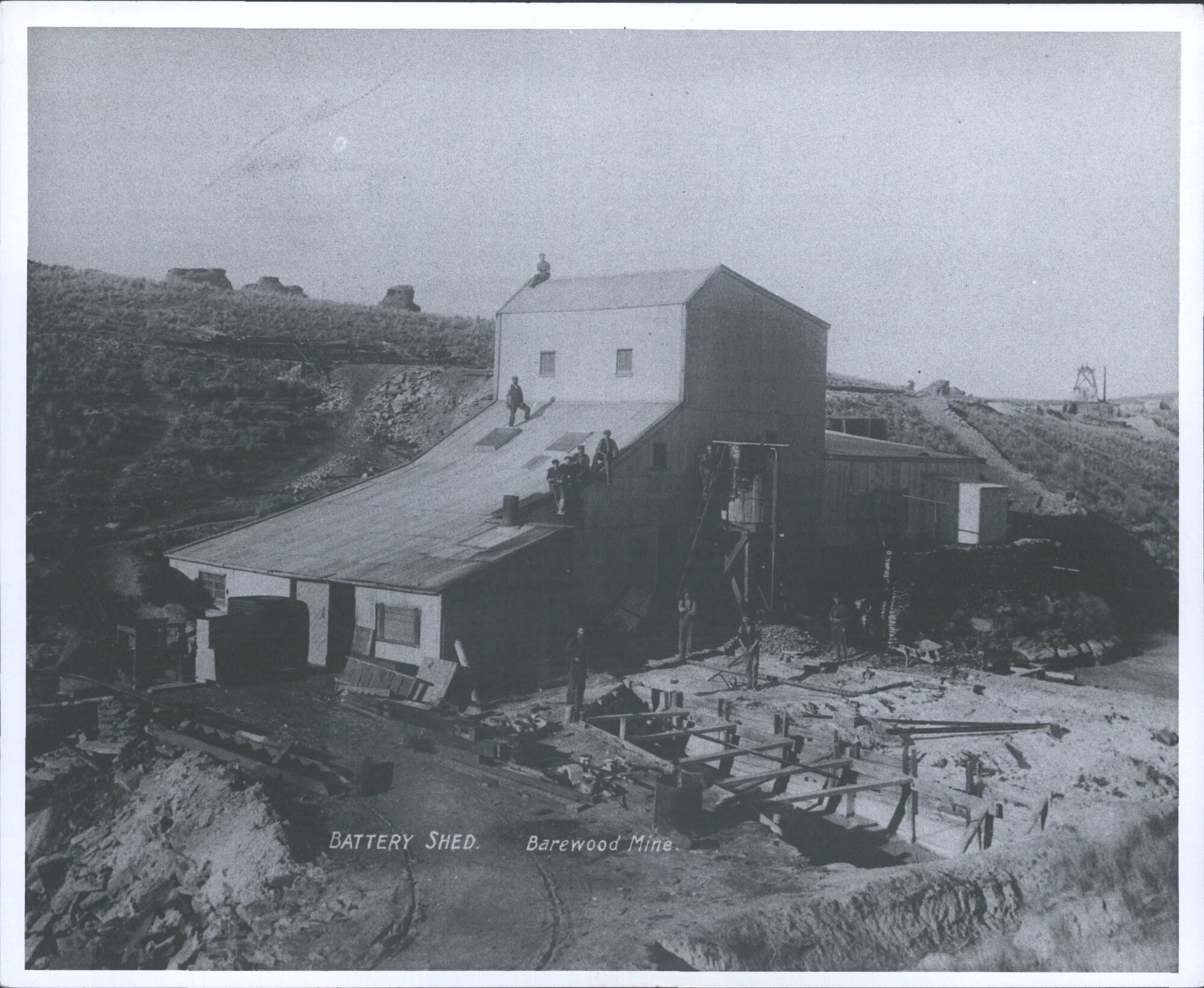 Battery shed, Barewood mine.