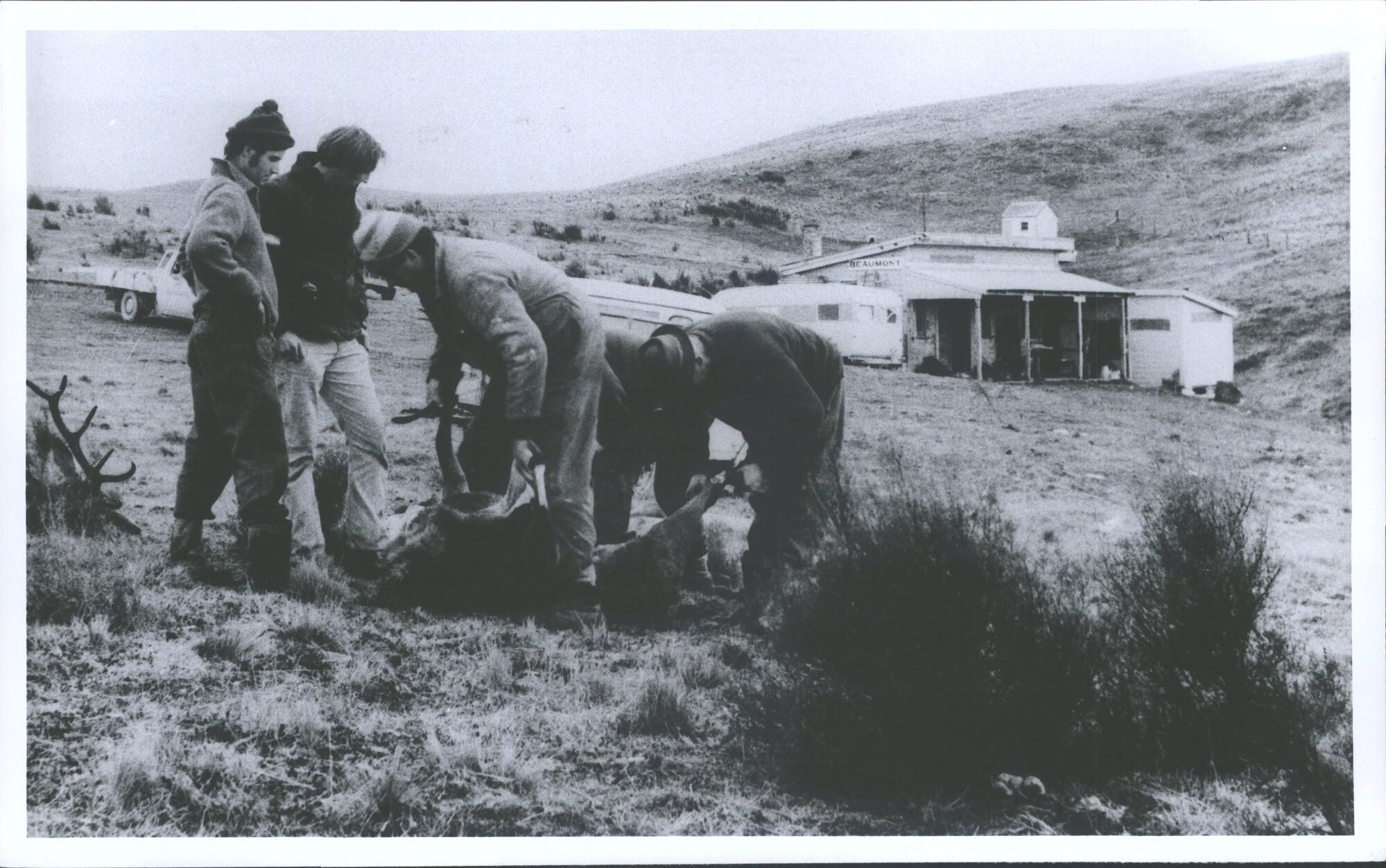 Railway Station - on property of Mr J. Brenssell, Heriot.