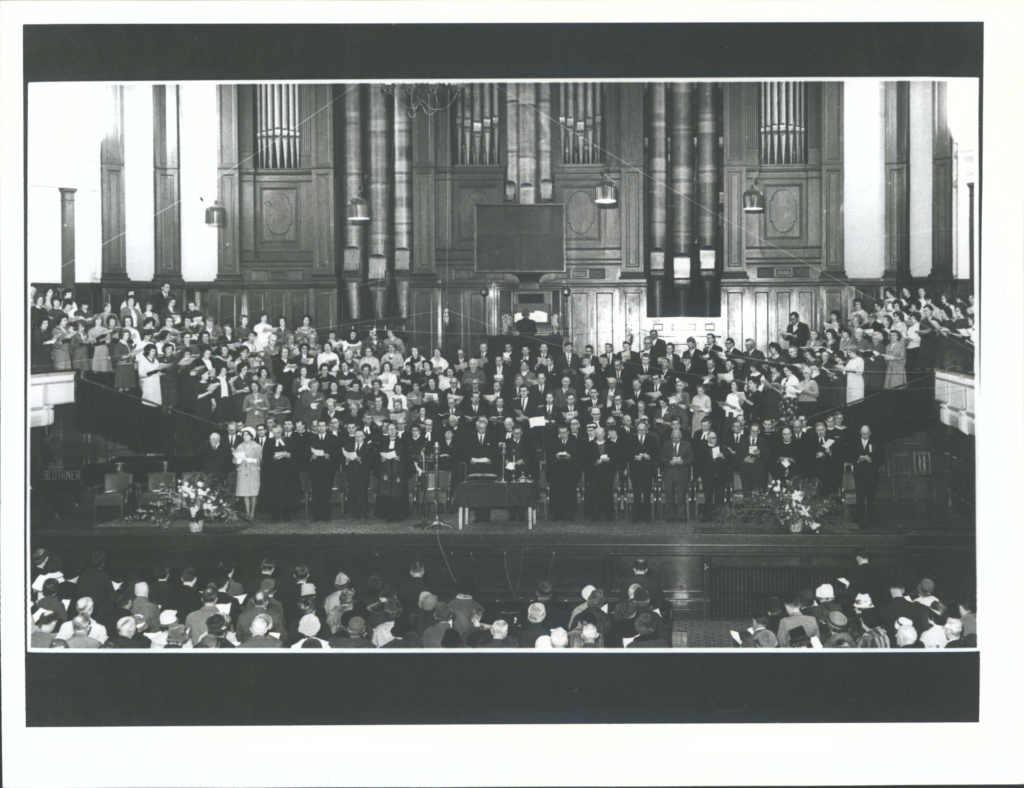 Centennial Choir, Town Hall Service