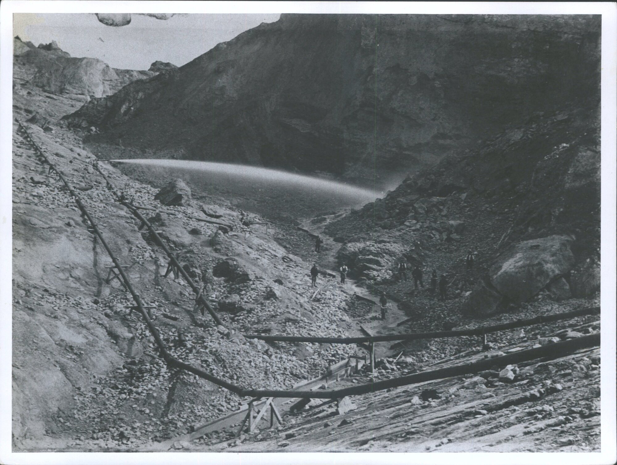 Sluicing at Blue Spur