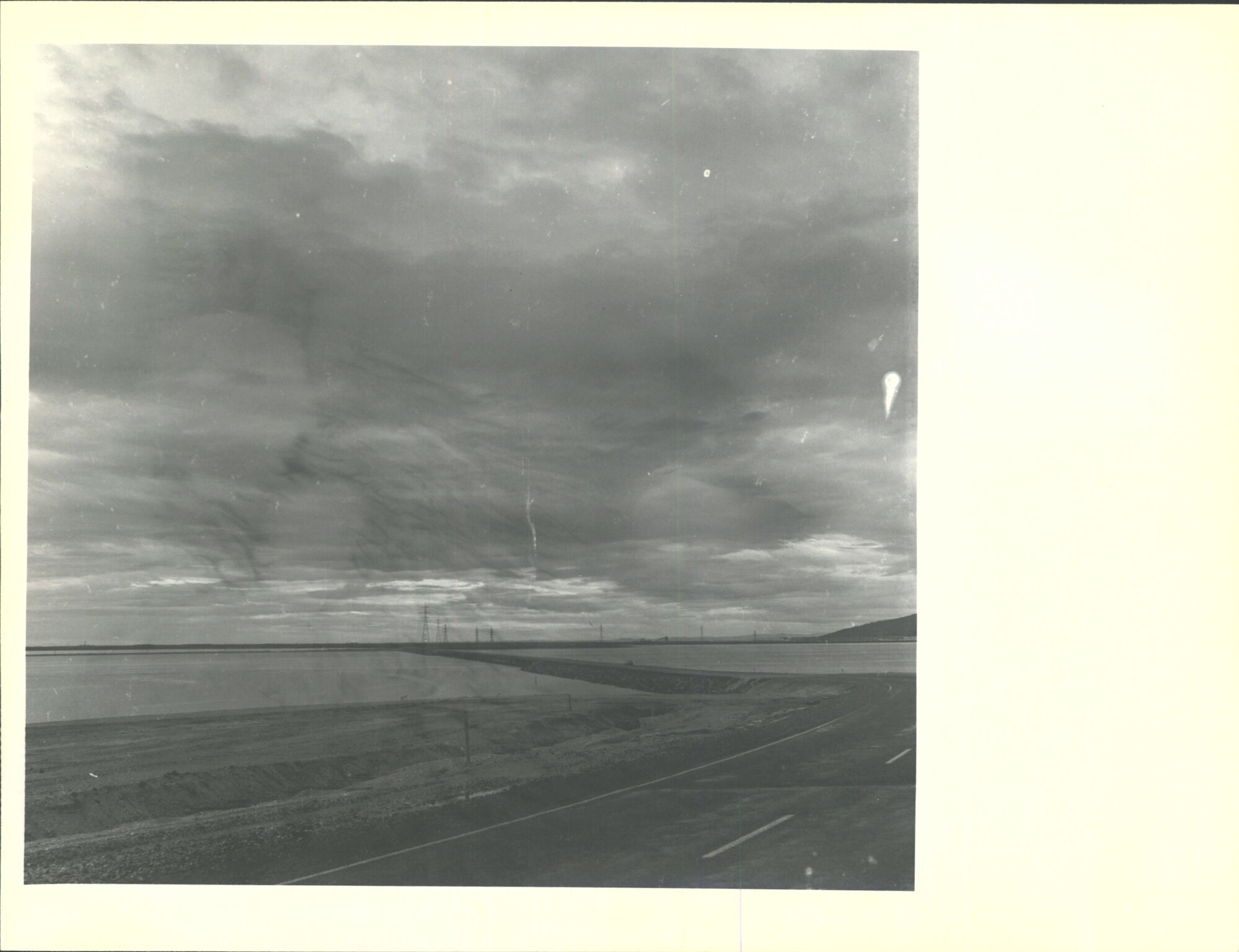 Bridge to Tiwai Point Smelter from Awarua Bay