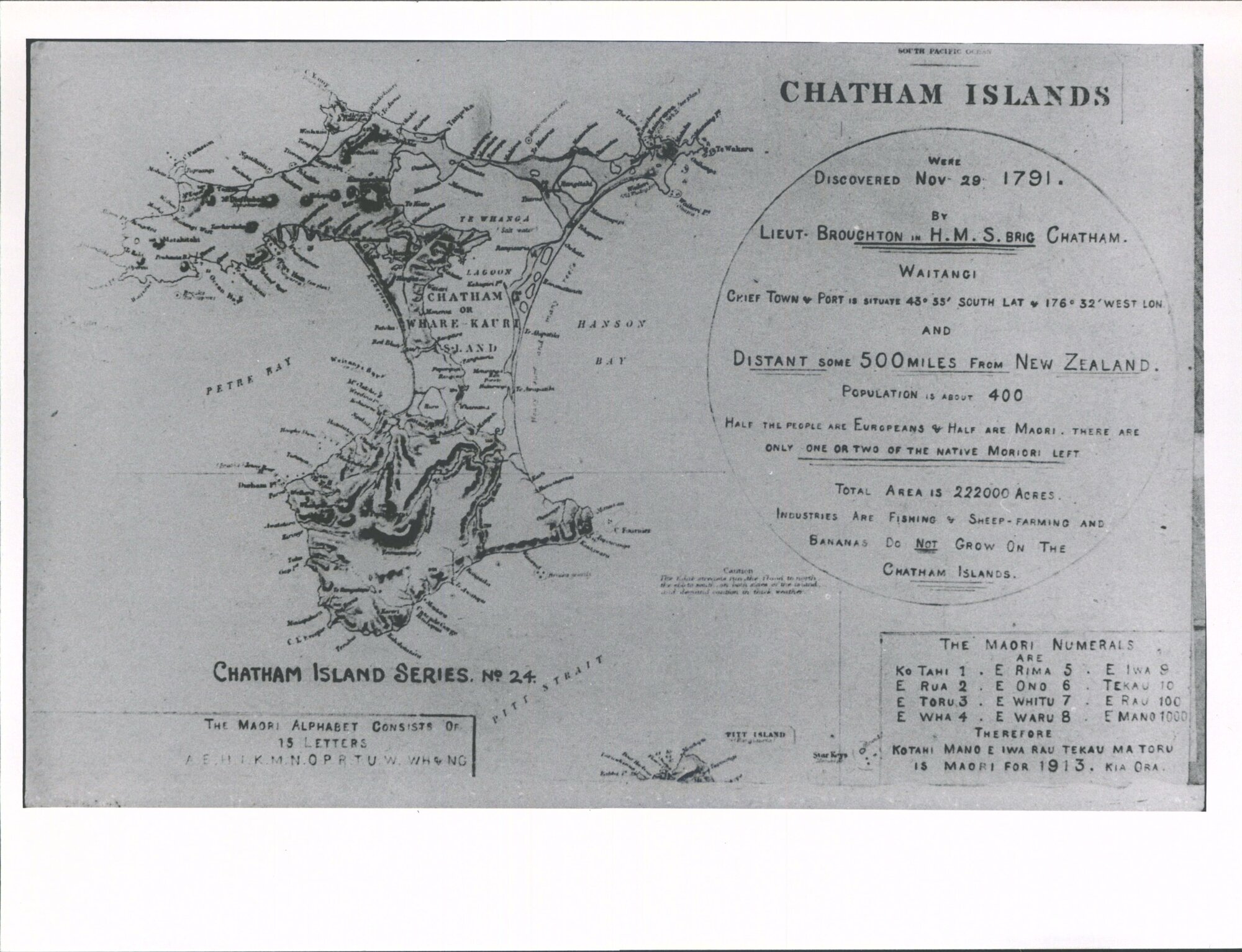 Chatham Islands map