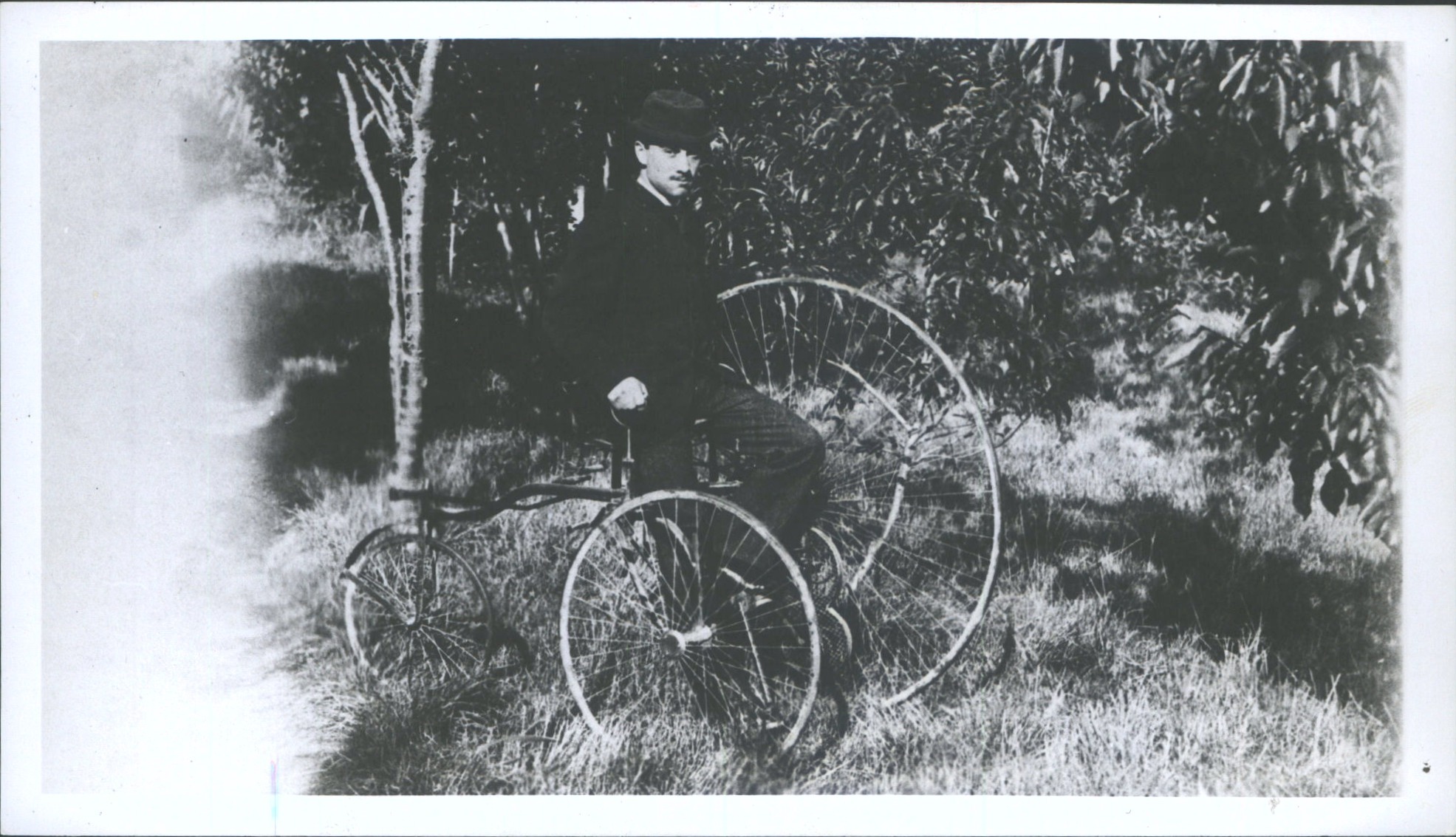 an early means of <unclear> the rider's name, Newman