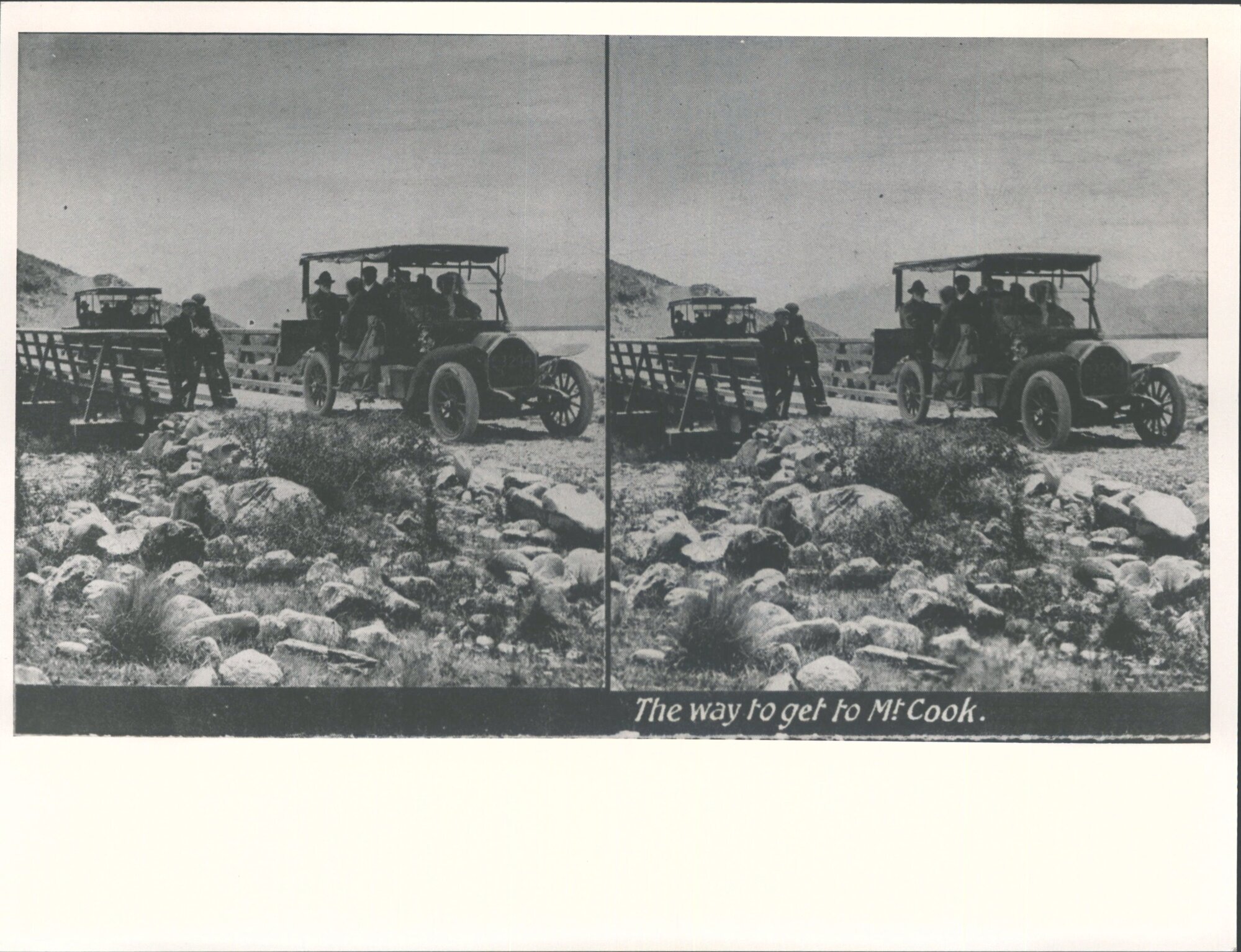 The way to get to Mt Cook'