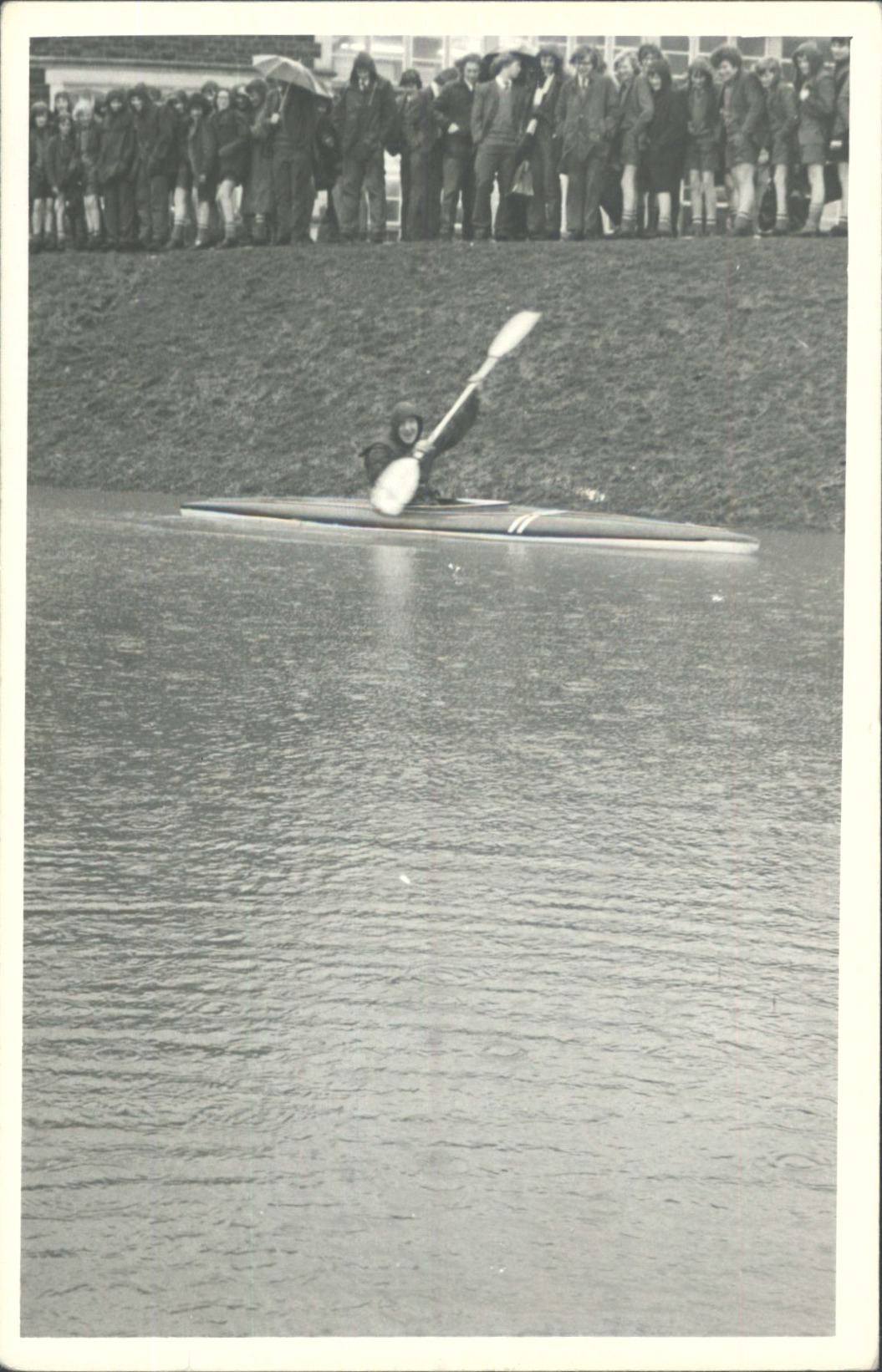 Dunedin floods, canoeing at Otago Boys High School