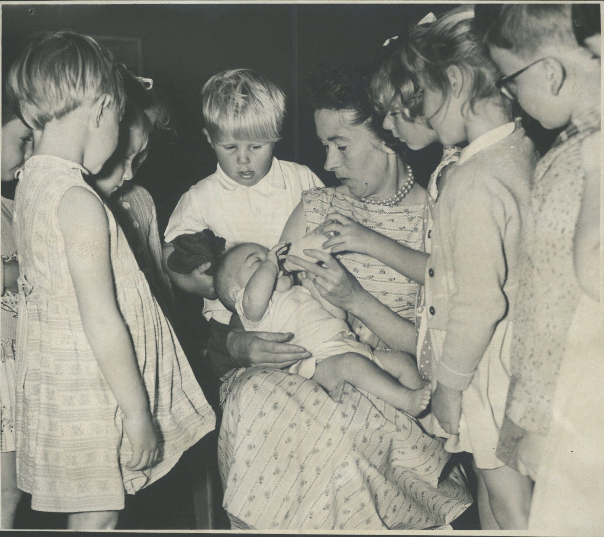 Rapt attention, Grant Braes Kindergarten