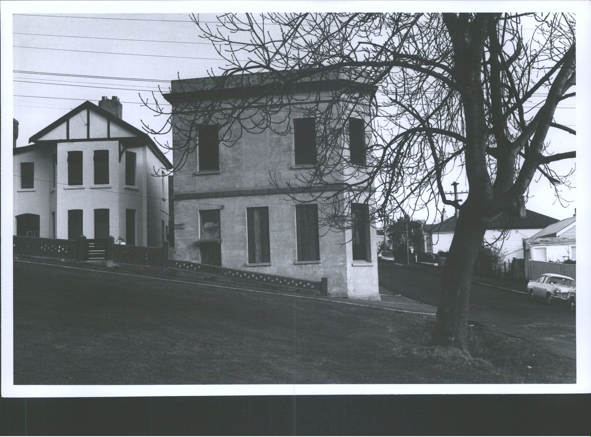 Old hotel, corner of Meadow Street and Parkhill Ave