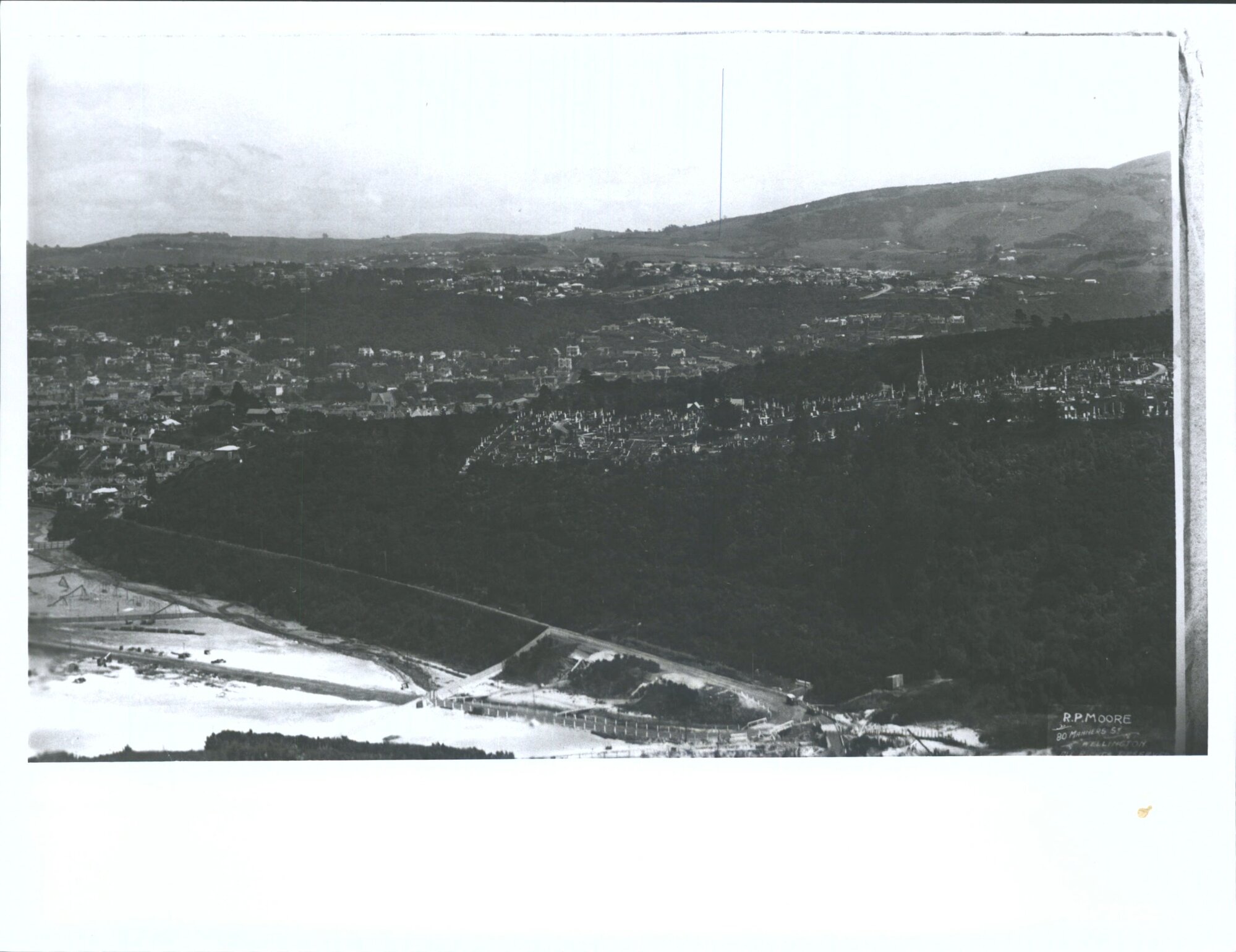 "panorama of Dunedin, New Zealand 1925 no. 2" part 3 of 3