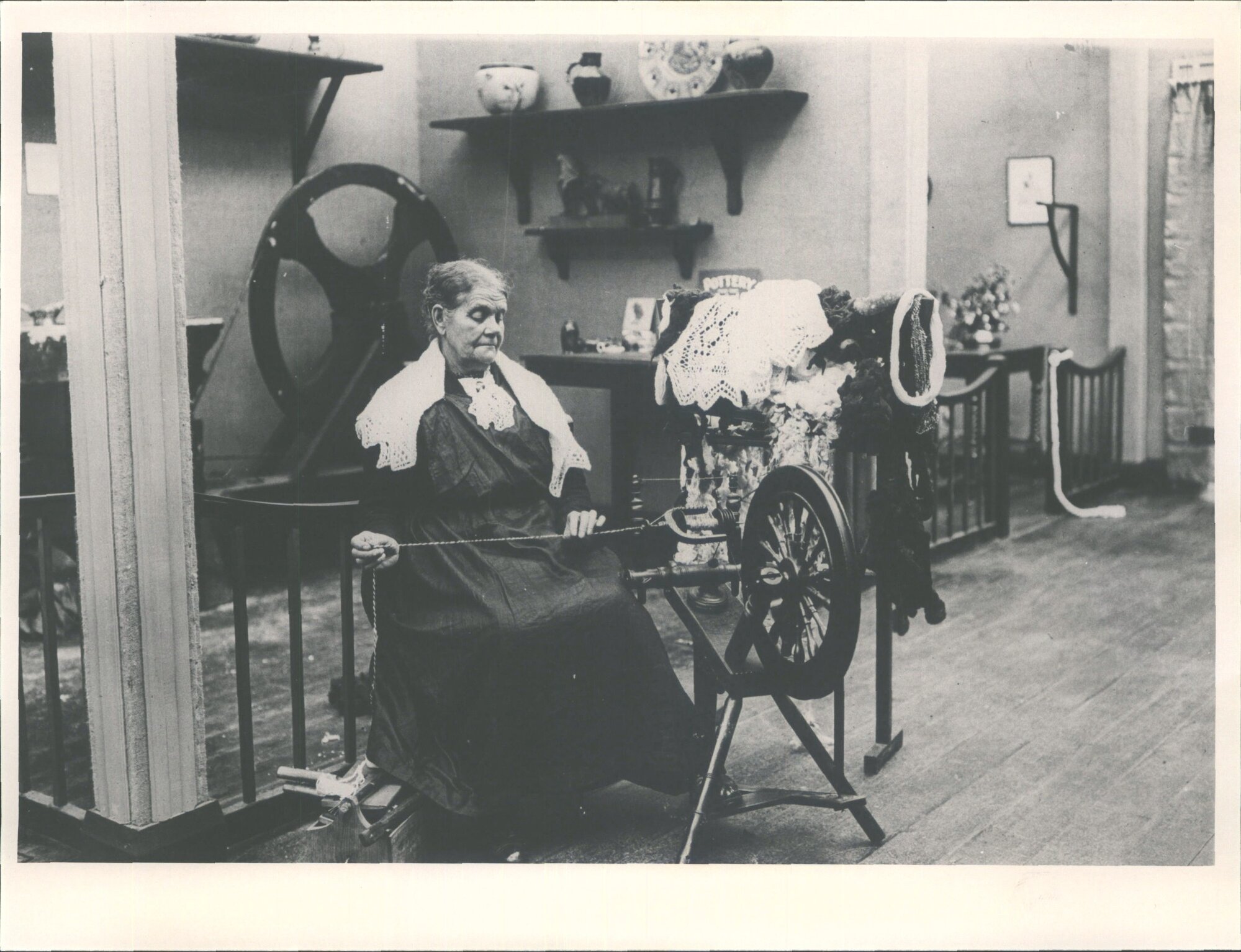 N. Z. &amp; S. S. Exhibition 1925-26 women's section (spinning)