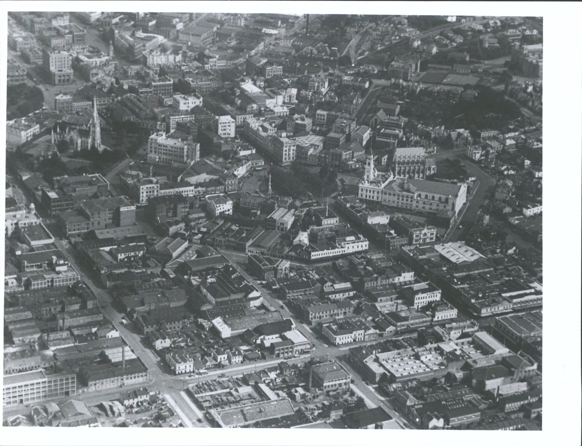 Dunedin aerial view