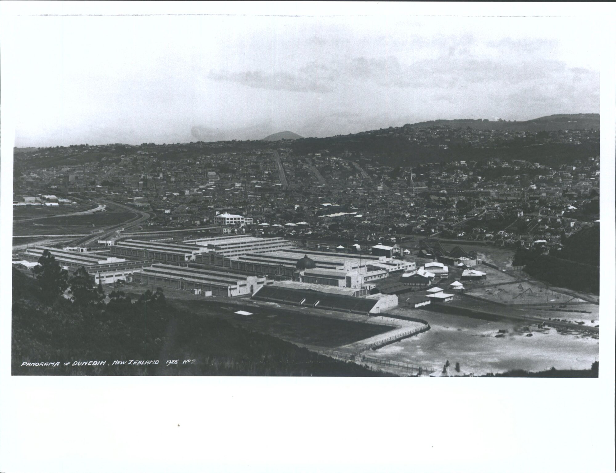 "Panorama of Dunedin, New Zealand 1925 no. 2" part 2 to 3