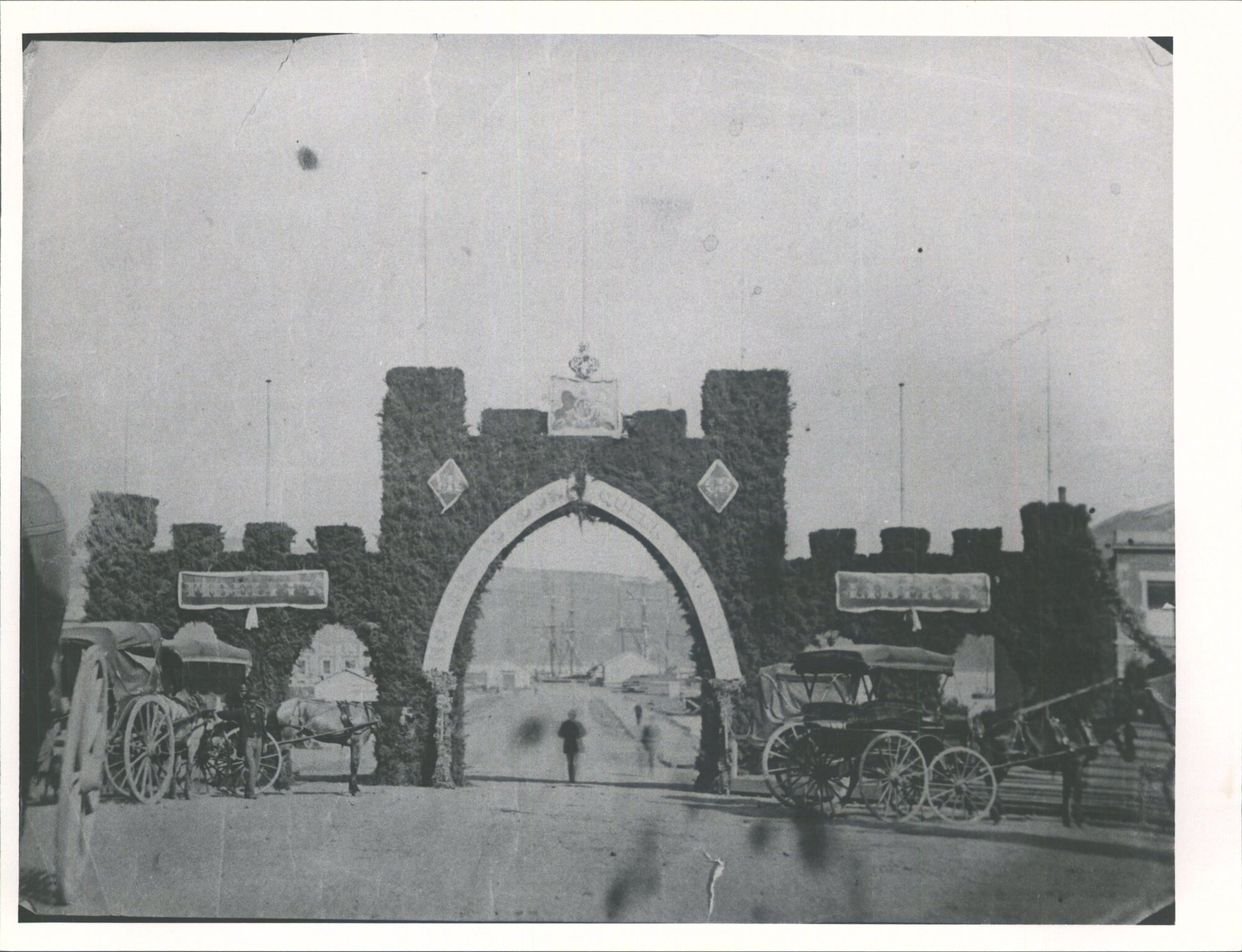 Visit of Alfred Ernest, Duke of Edinburgh [Rattray St, Lower?]