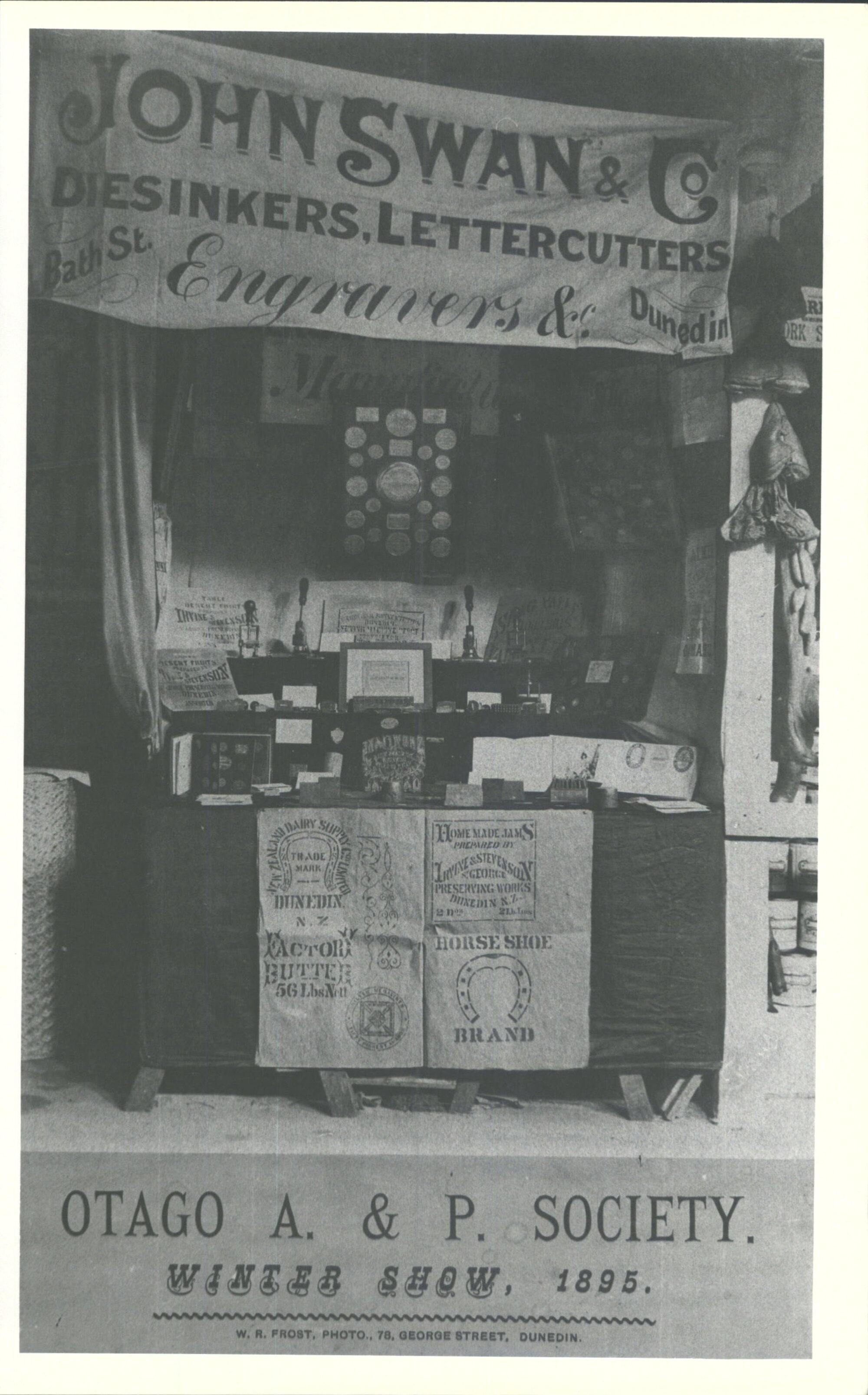 Display at Otago A. &amp; P. Society Winter Show, 1895