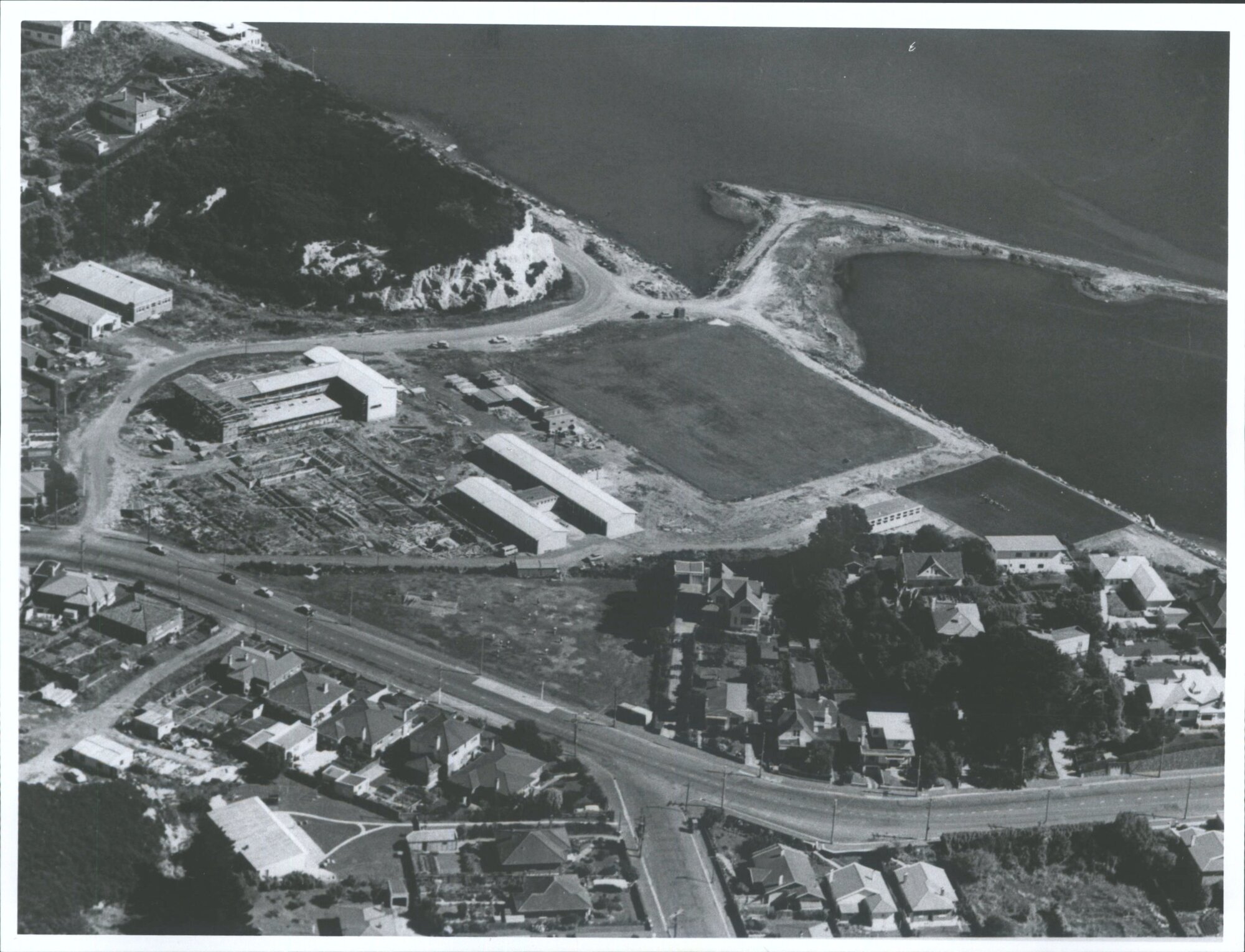 Bayfield High School. Extreme left: Masonic Hall &amp; Waverley Scout Hall
