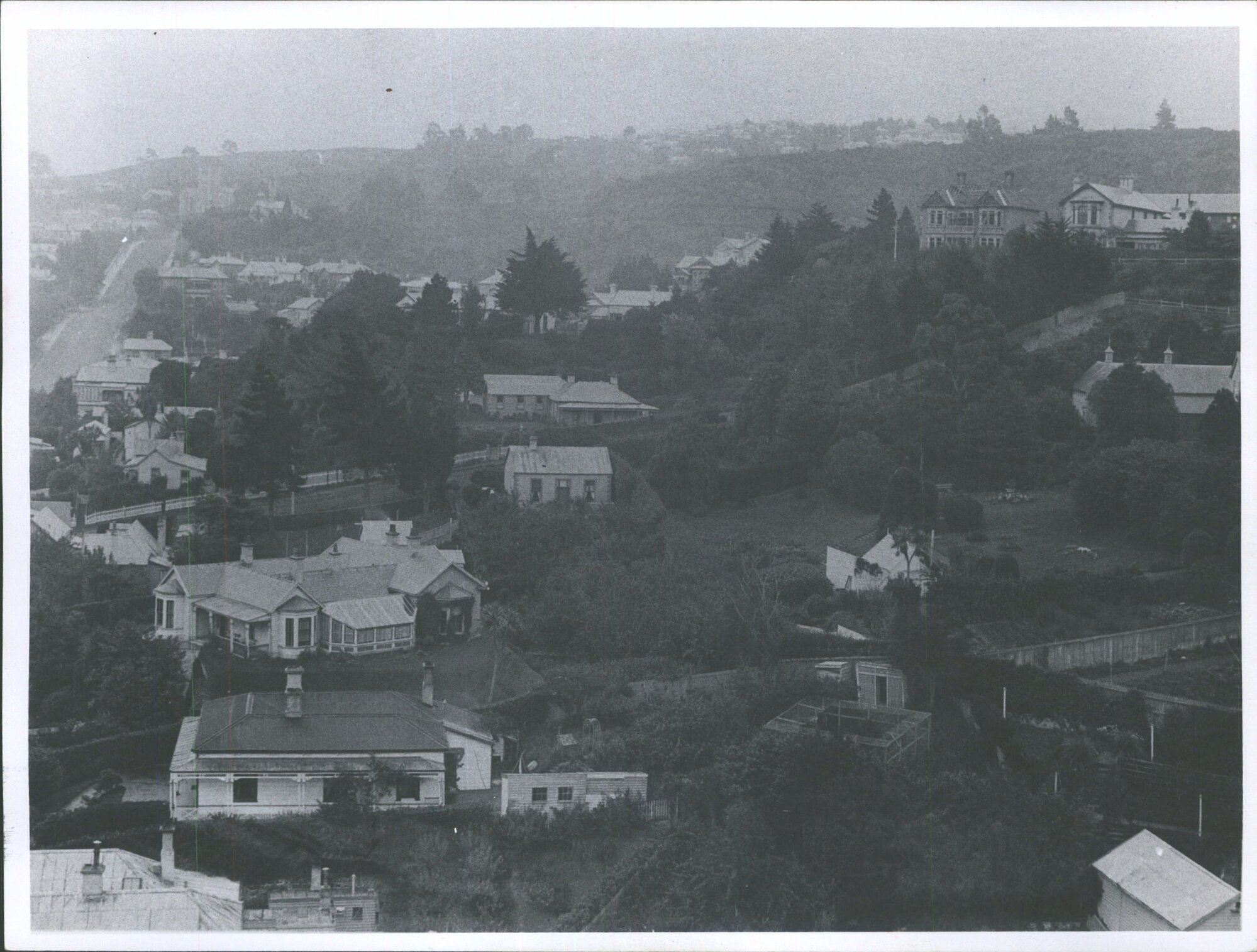 Photographed by Geo Mcknight from the top of Knox steeple on Mafeking Day, 17 May