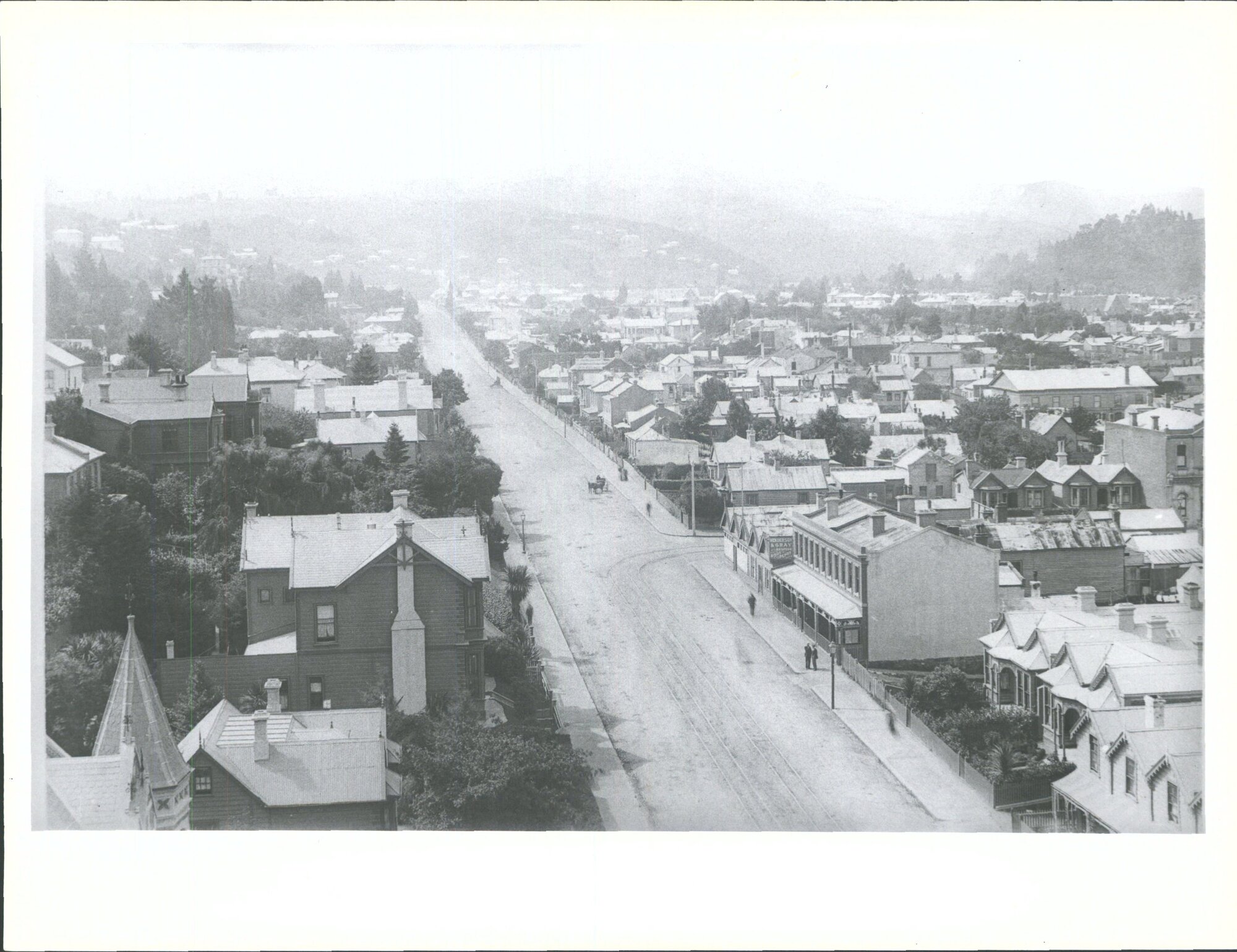 Taken from the top of Knox steeple on Mafeking Day, 17 May