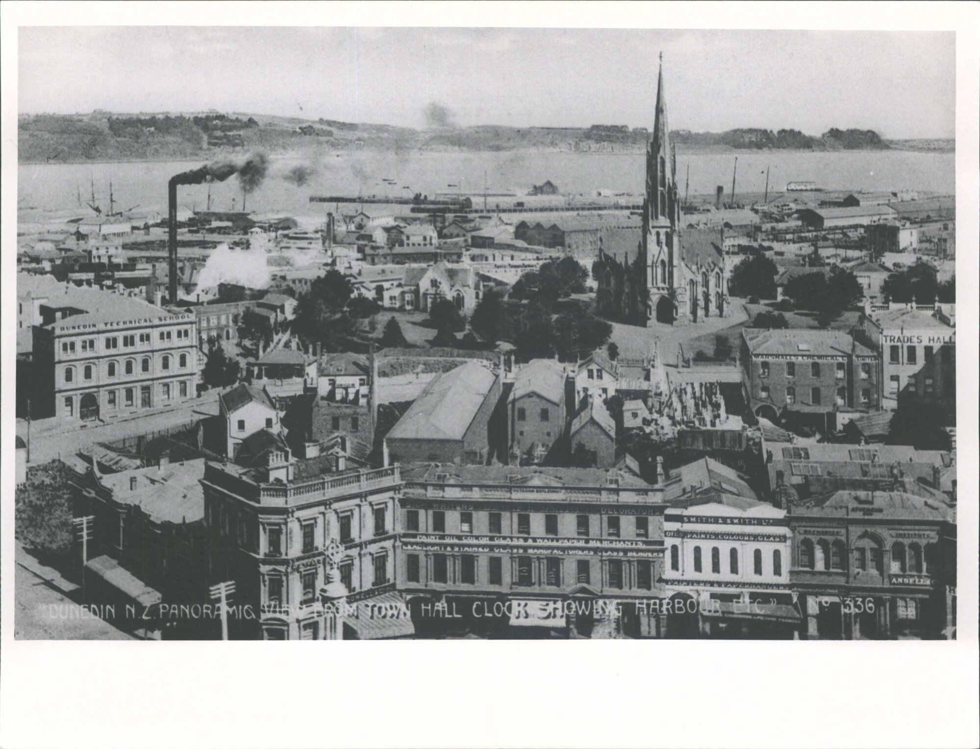 Panoramic view from Town Hall Clock