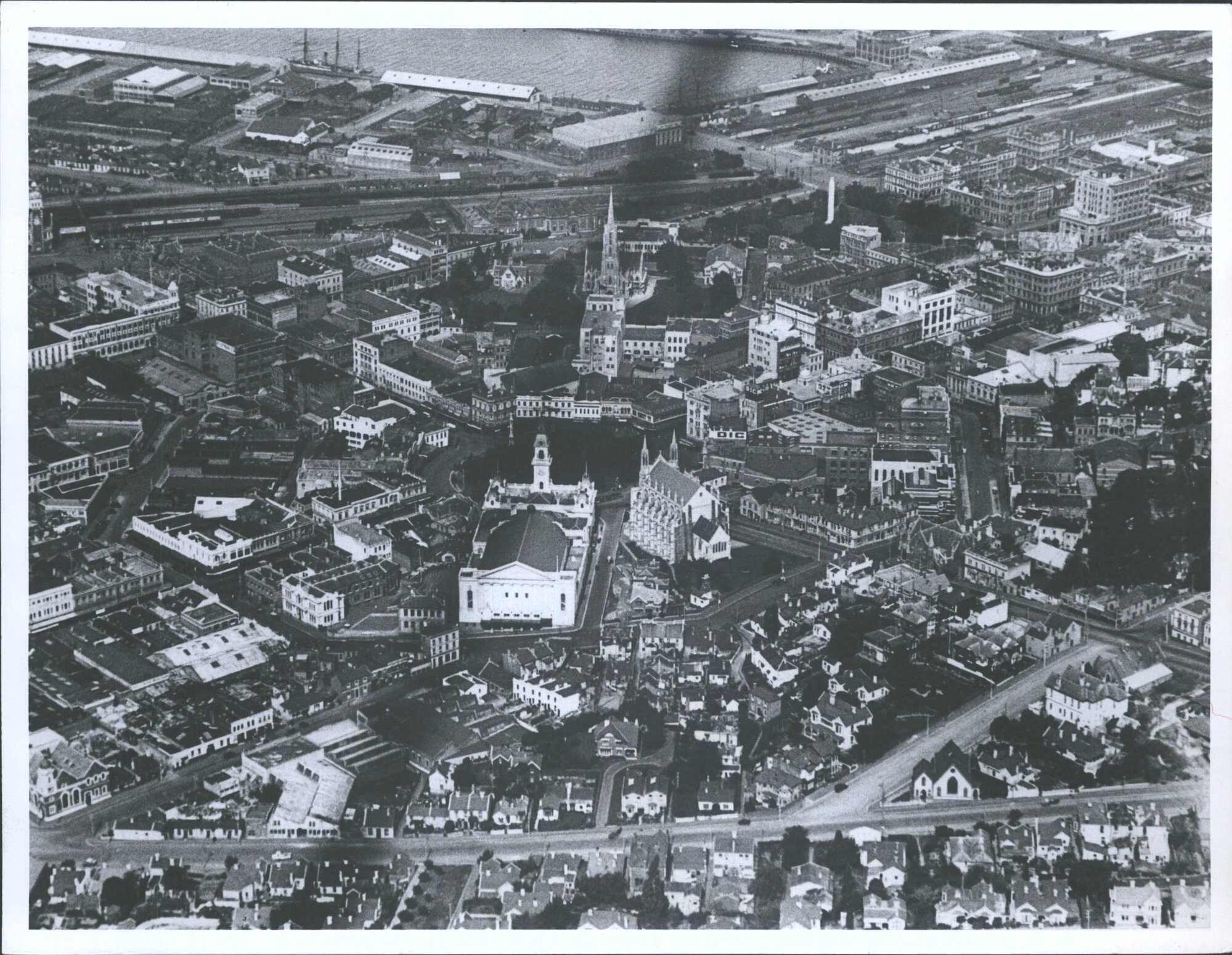 Dunedin aerial view