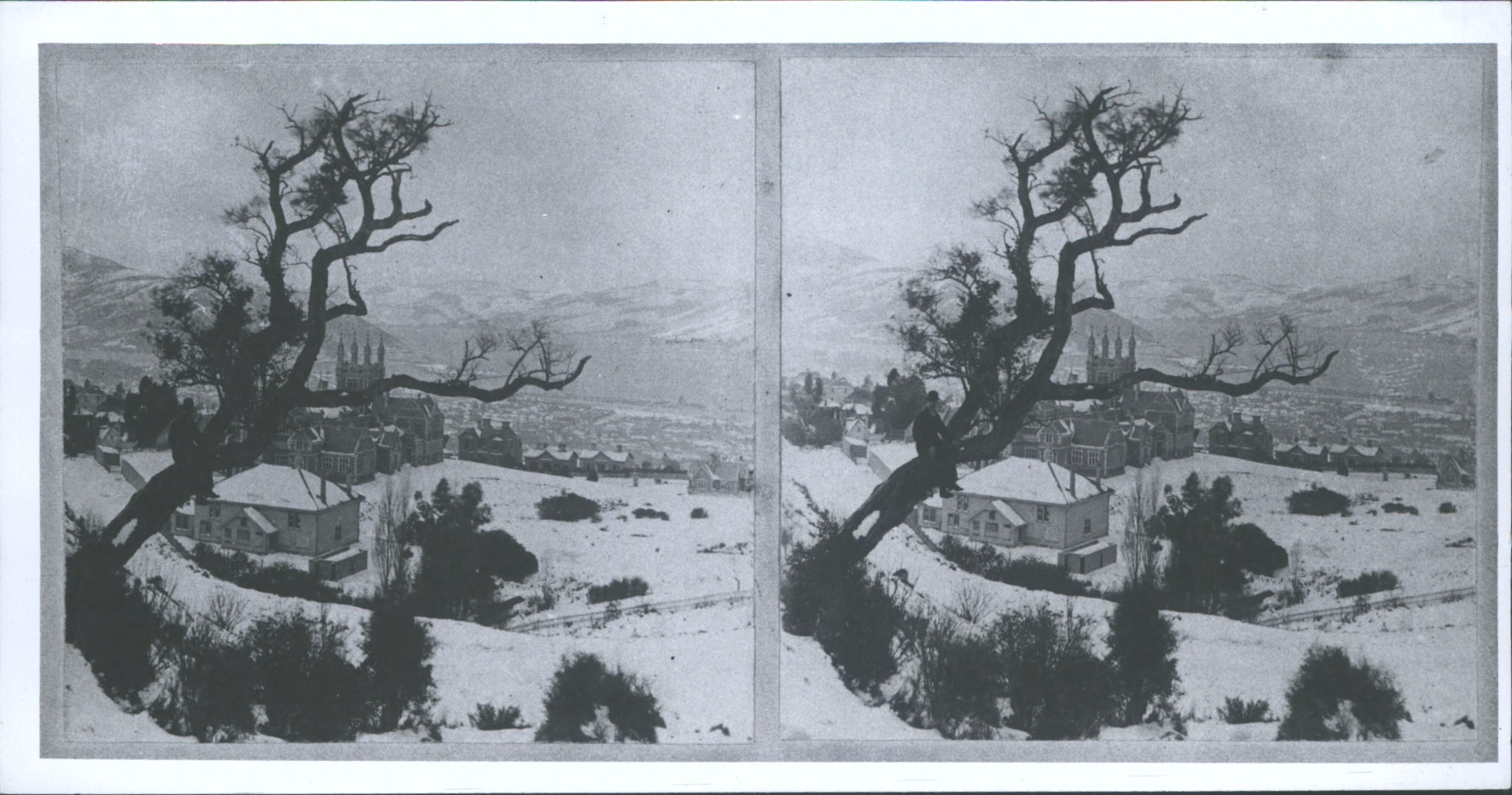 Under snow Sep 1894, DUNEDIN 1890's