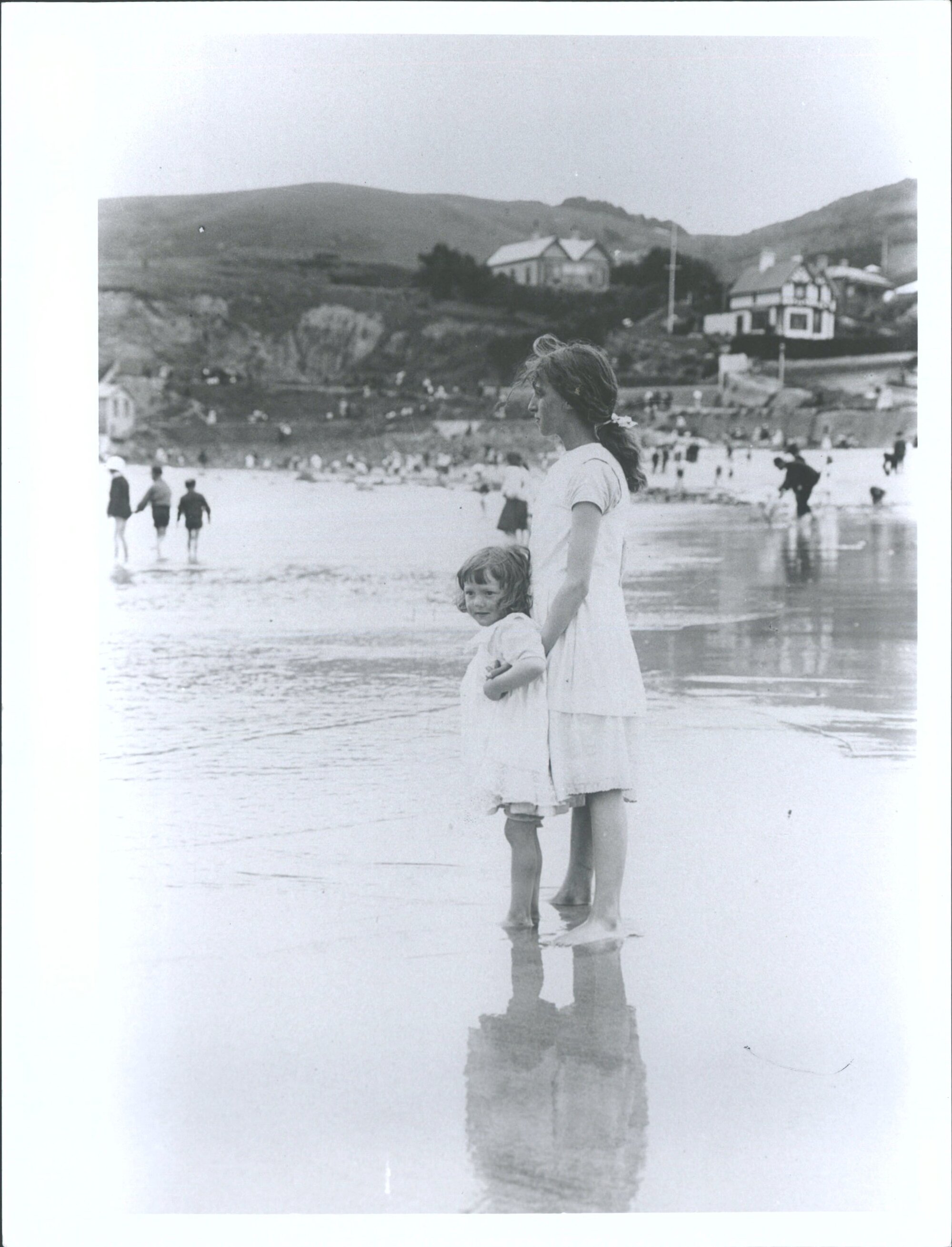 2 unidentified girls on St. Clair Beach