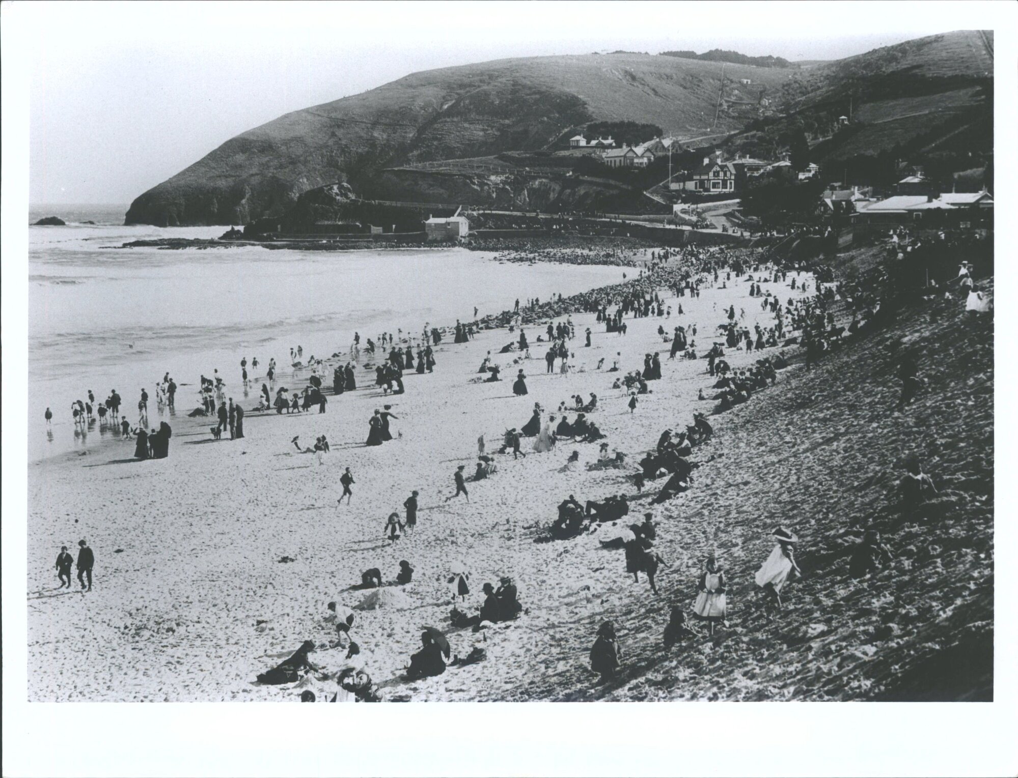 Dunedin St Clair Beach Scenes Labour Day 1902