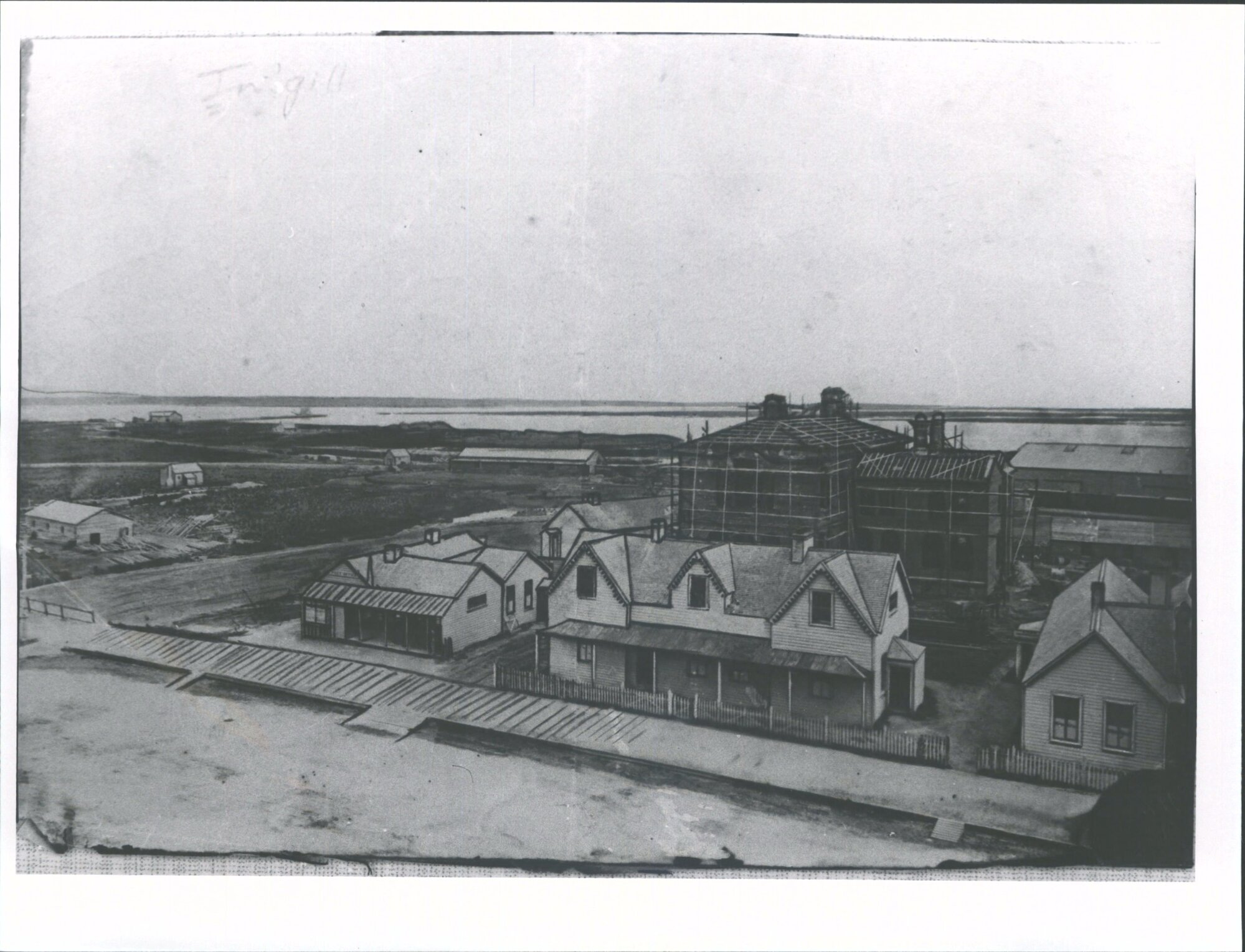 Old Post Office &amp; Provincial Govt buildings, New Govt Blgs under construction