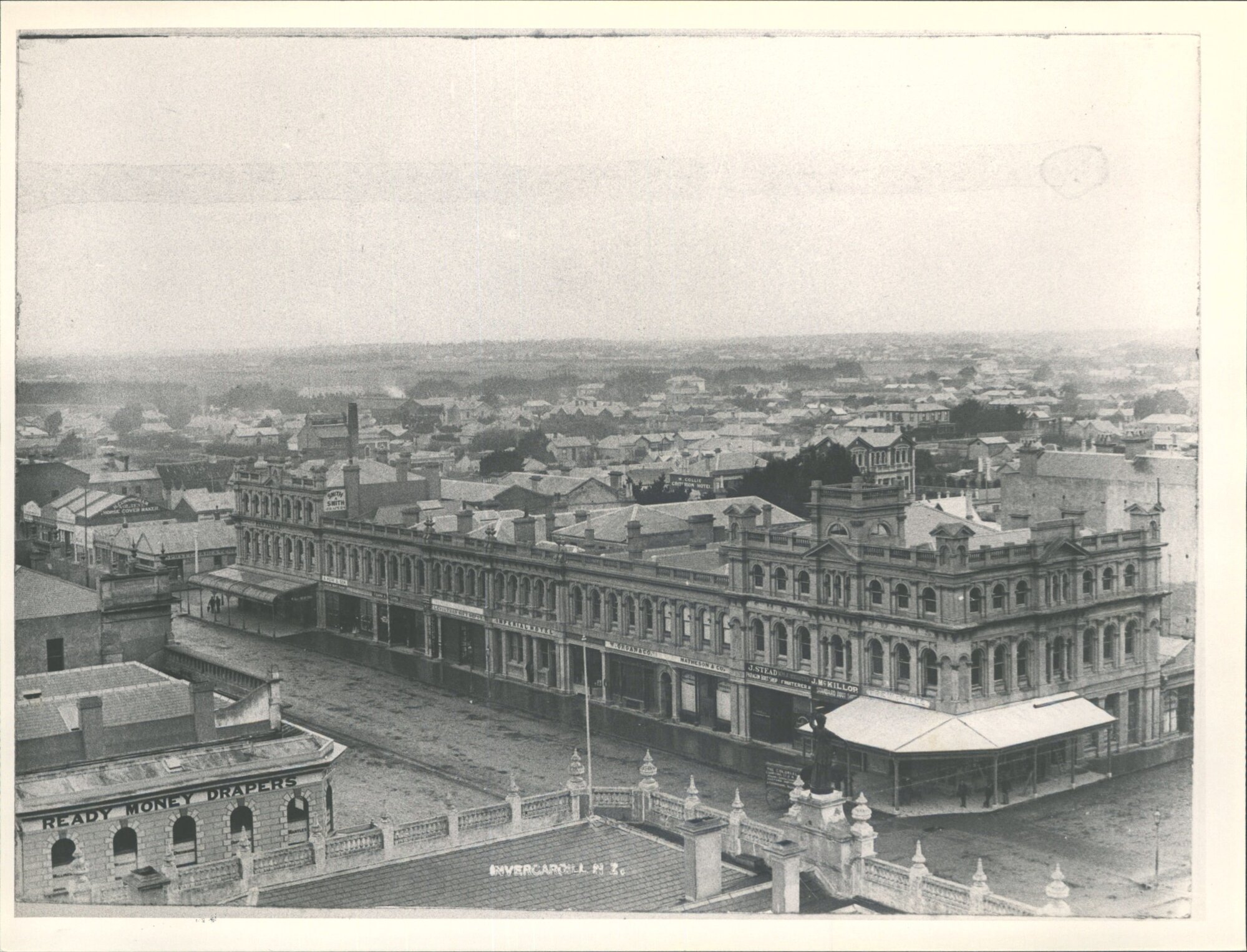 North East Esk Street, at night