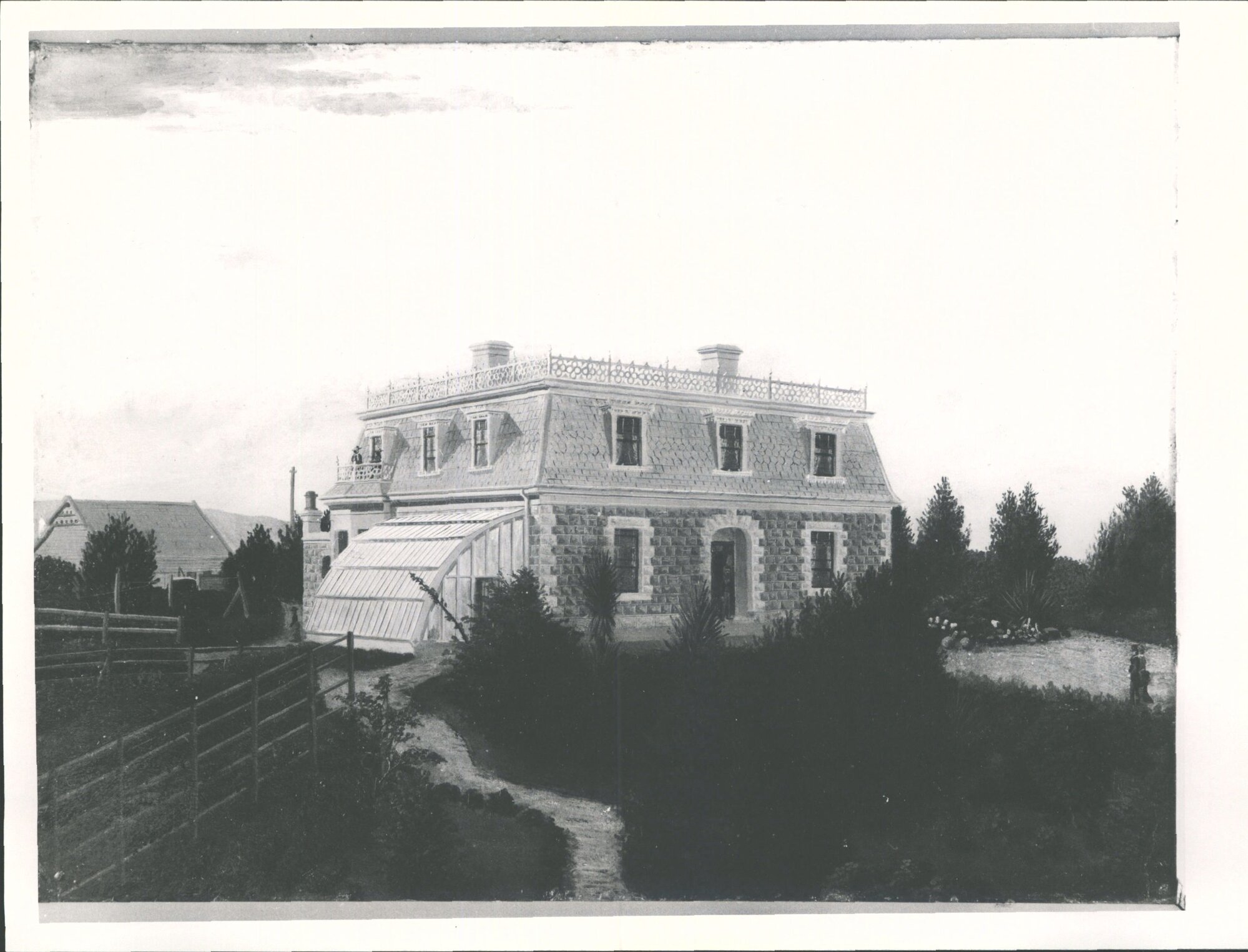 built &amp; occupied by Wales the architect