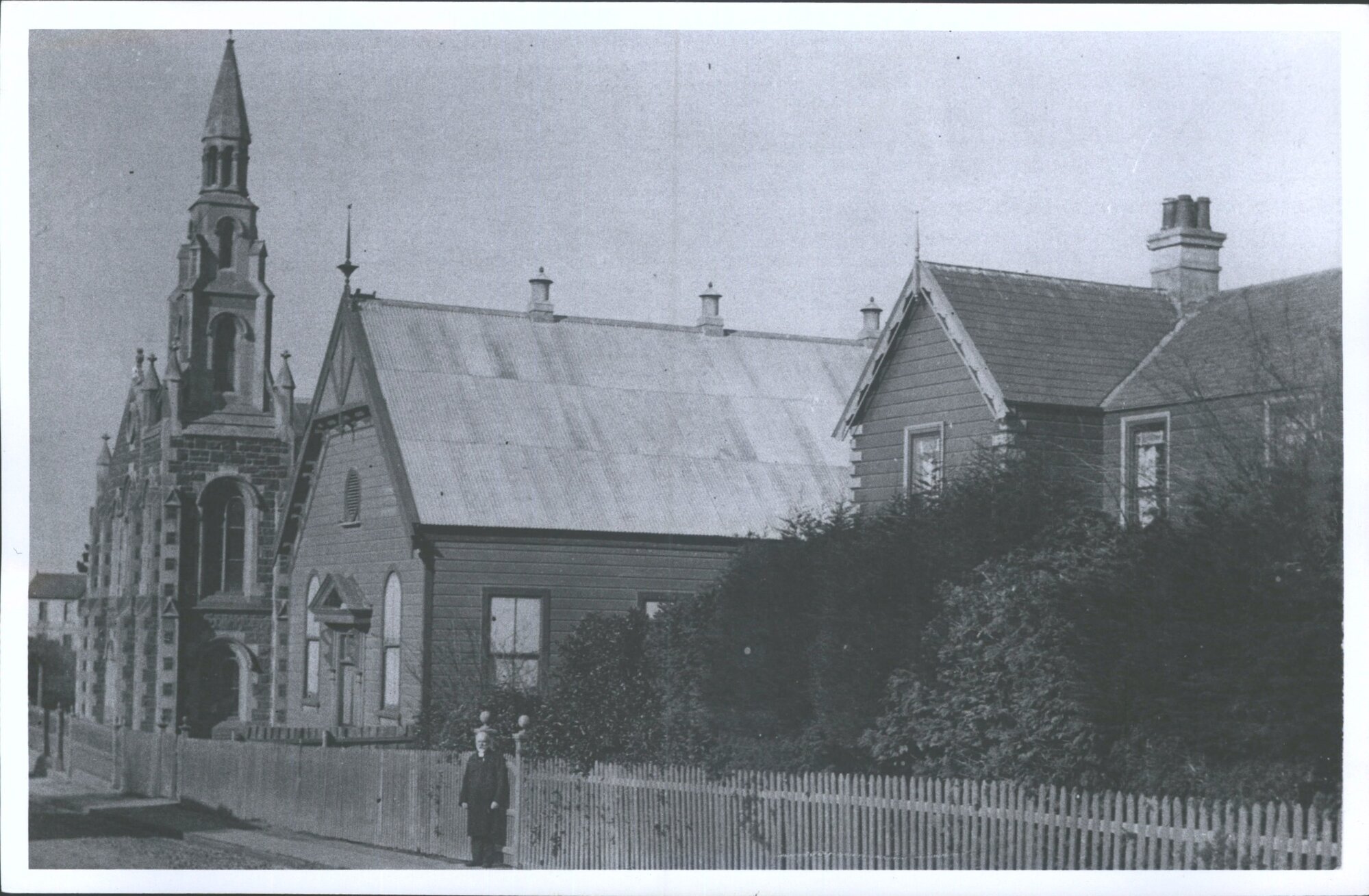 Caversham Marion Street Presbyterian Church on corner